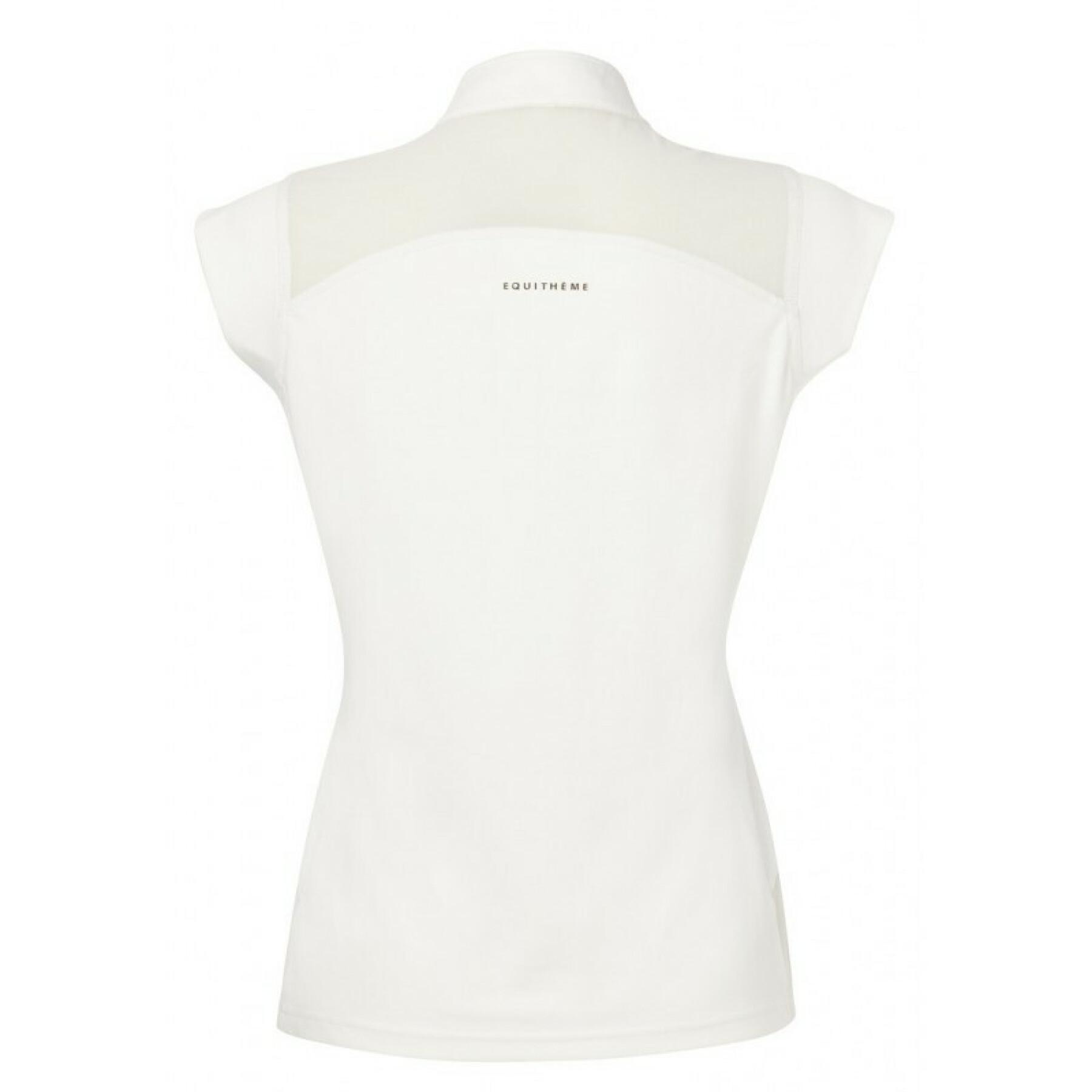 Women's sleeveless riding polo shirt Equithème Brussels
