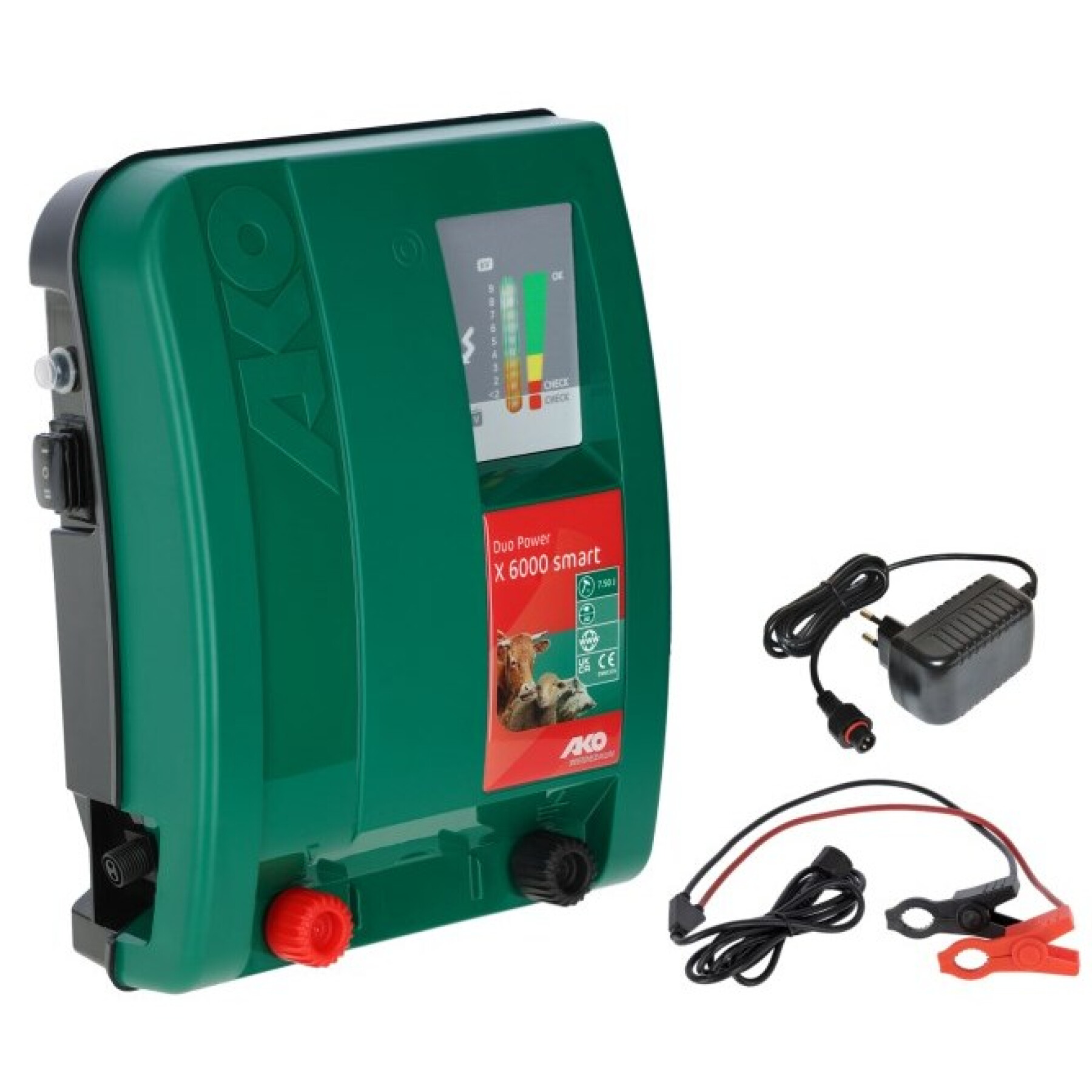 Generator for electric fence Ako Duo Power X6000 Smart
