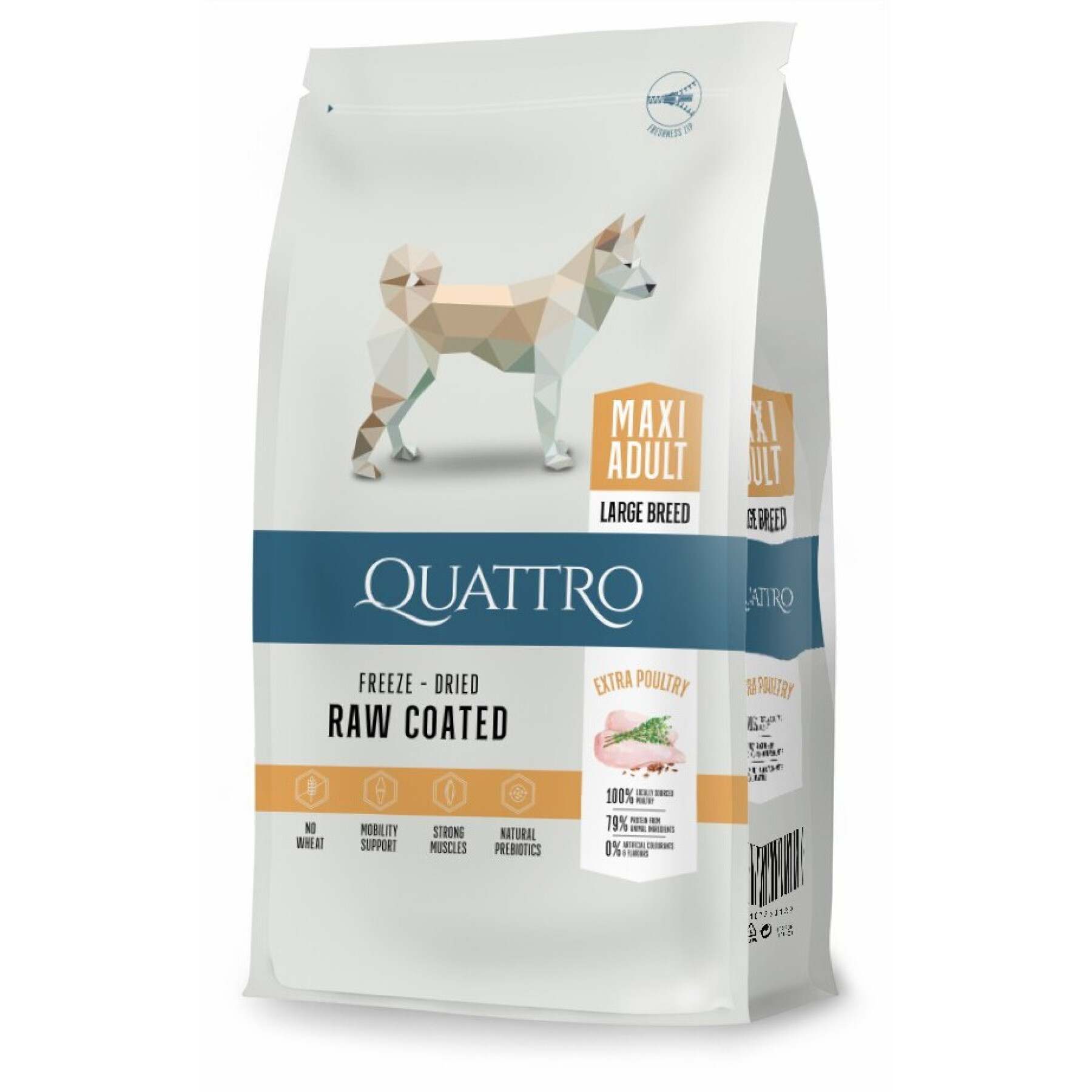 Poultry dog food BUBU Pets Quatro Super Premium