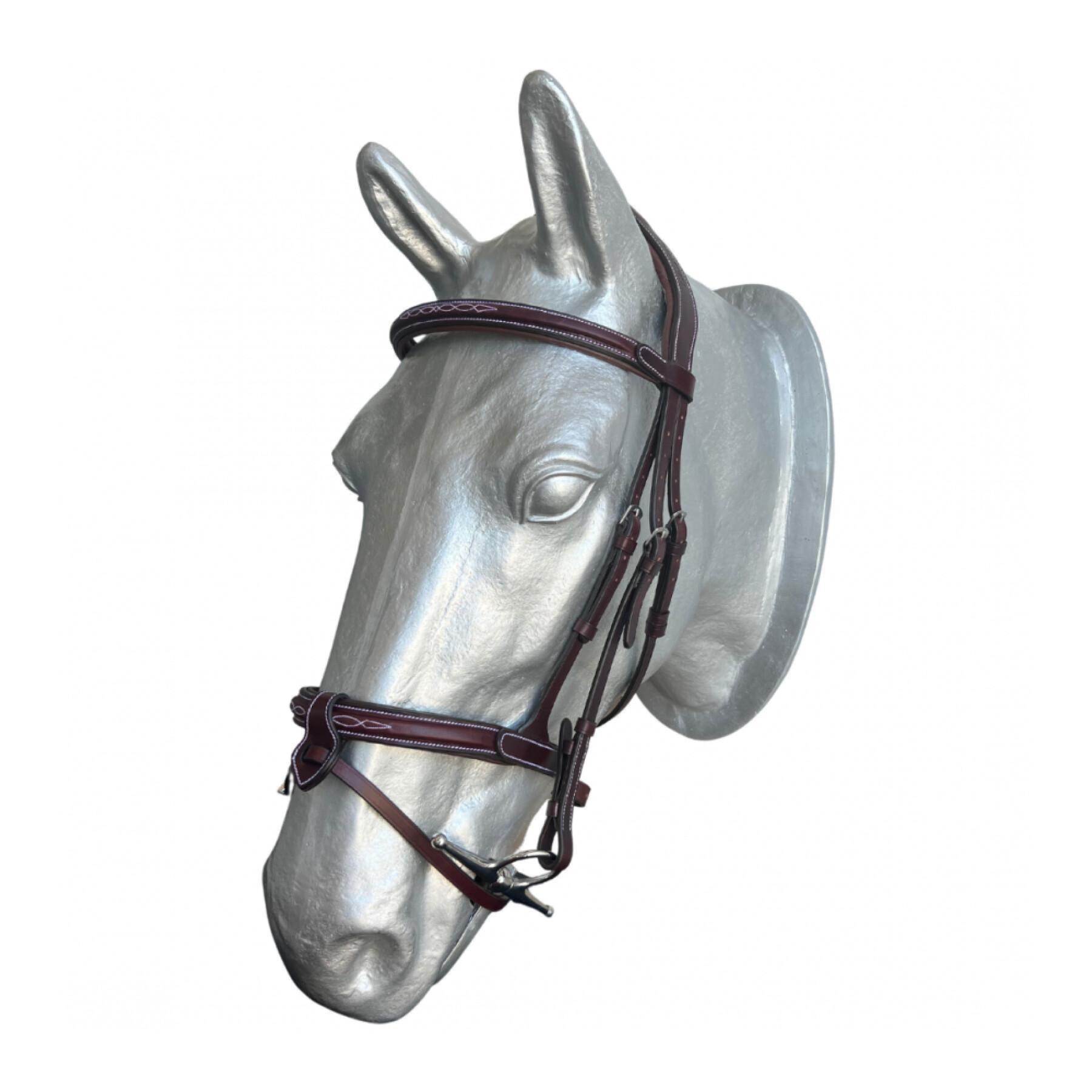 Snaffle bridles with removable noseband Cavaletti Soft
