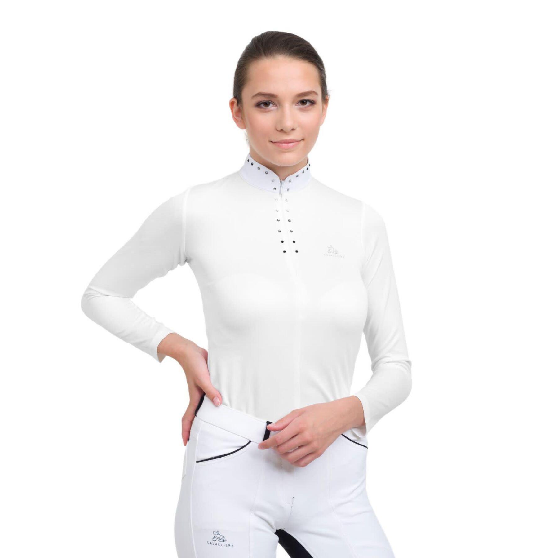 Women's long sleeve riding polo shirt Cavalliera Diva