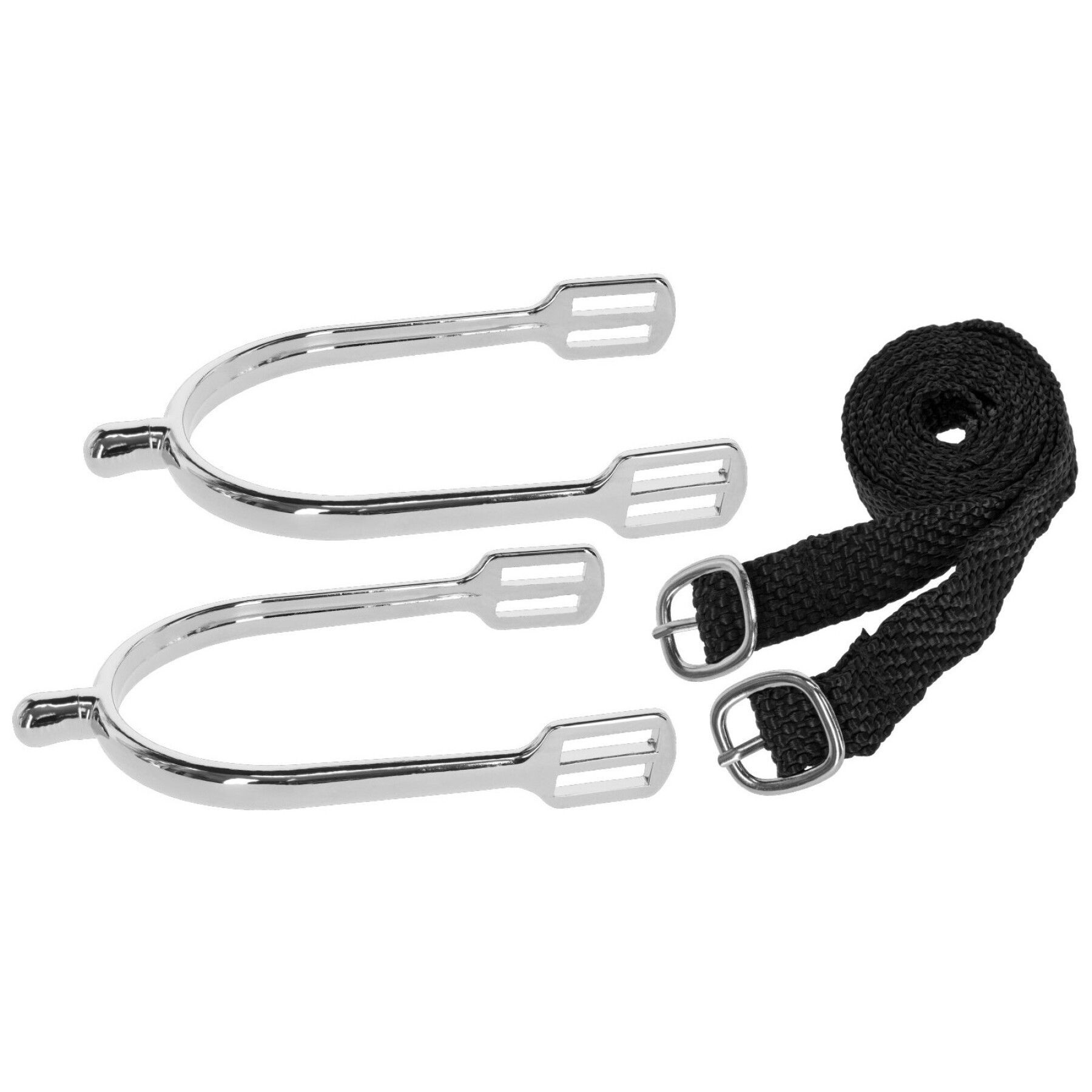 drop-shaped riding spur with straps per pair Covalliero