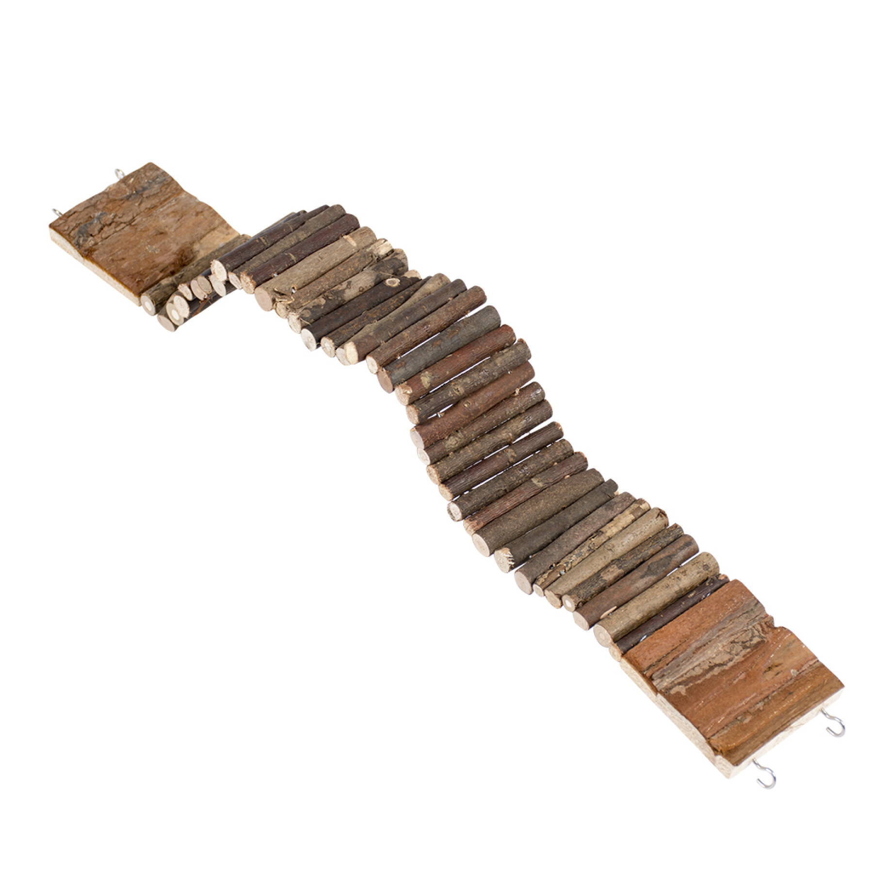 Folding wooden ladder toy for rodents Duvoplus