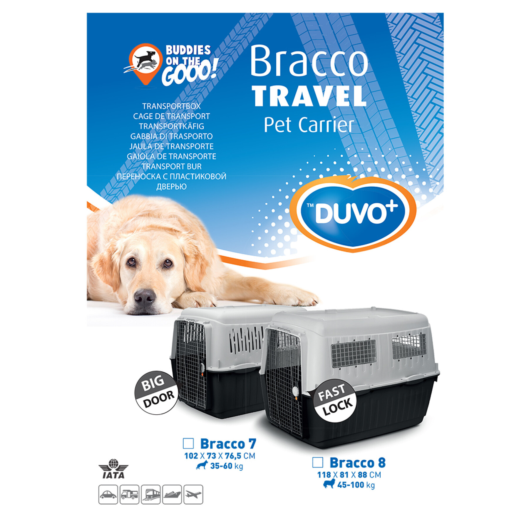 Dog carrier Duvoplus Bracco Iata Travel 7