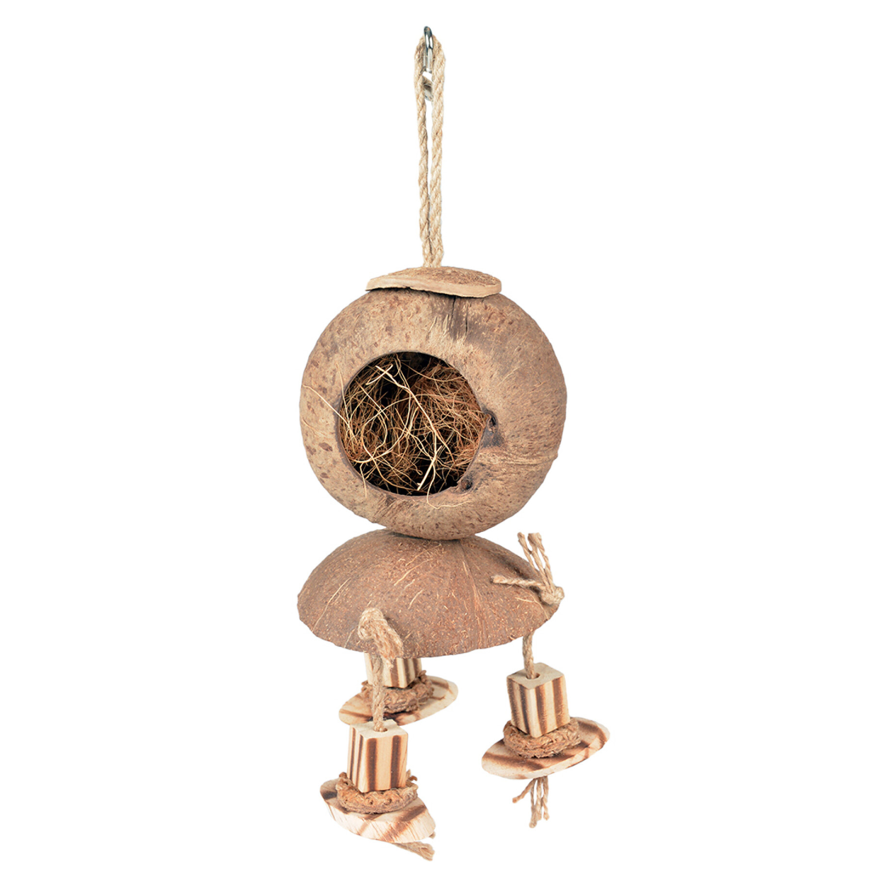Bird toy with wooden blocks Duvoplus Coconut Jungle