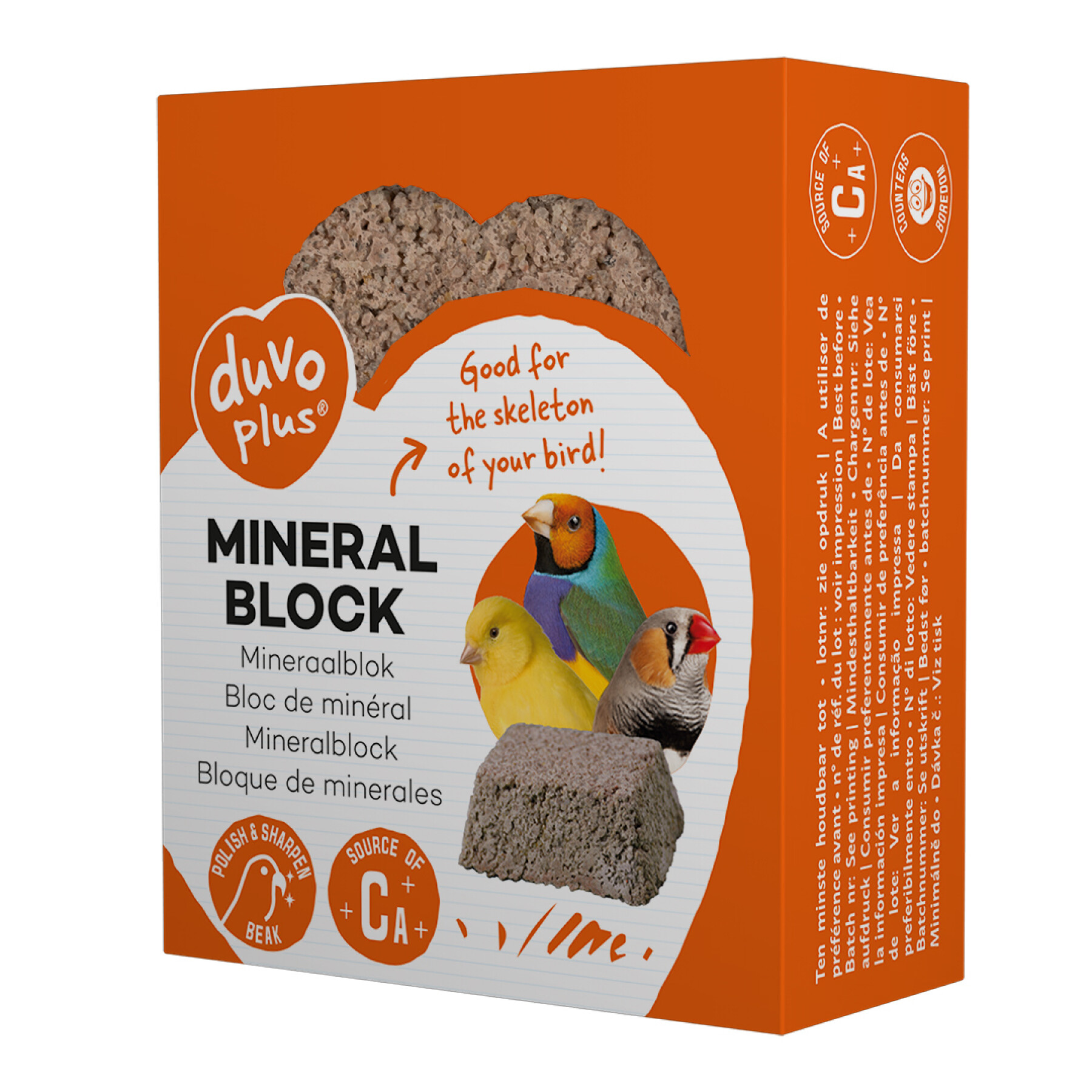 Bird food mineral block Duvoplus