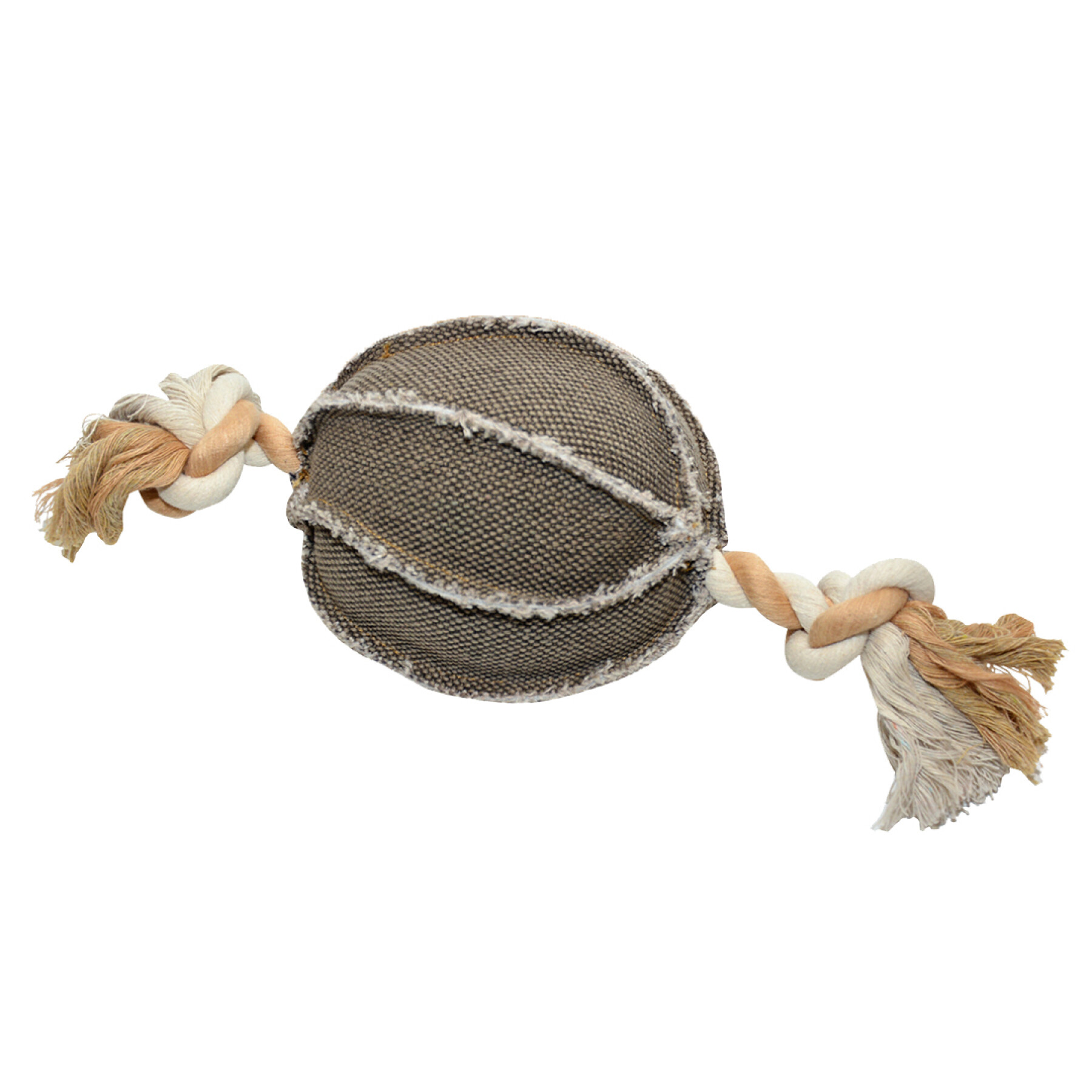 Dog ball with canvas rope Duvoplus