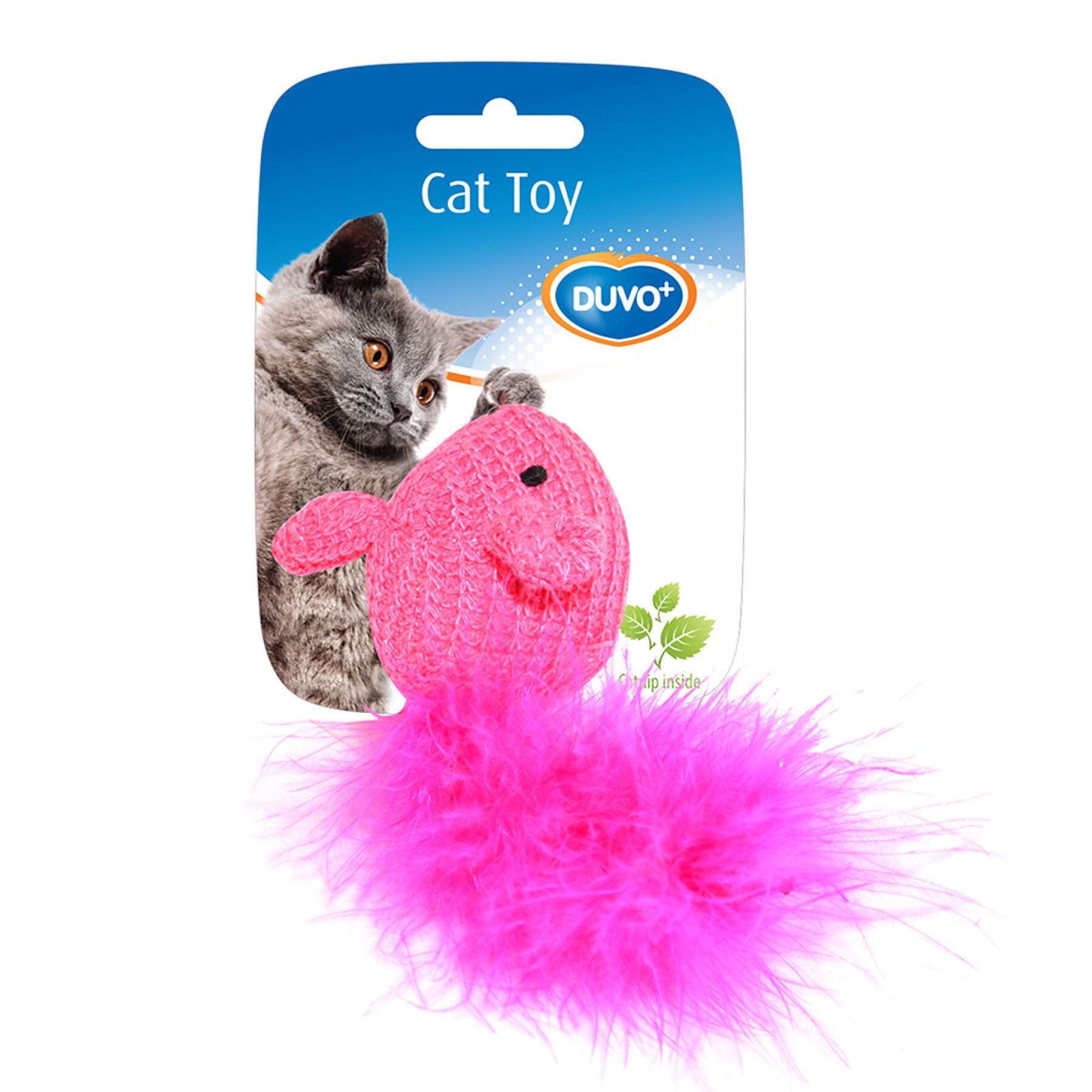 Cuddly toy for cat wool mouse Duvoplus