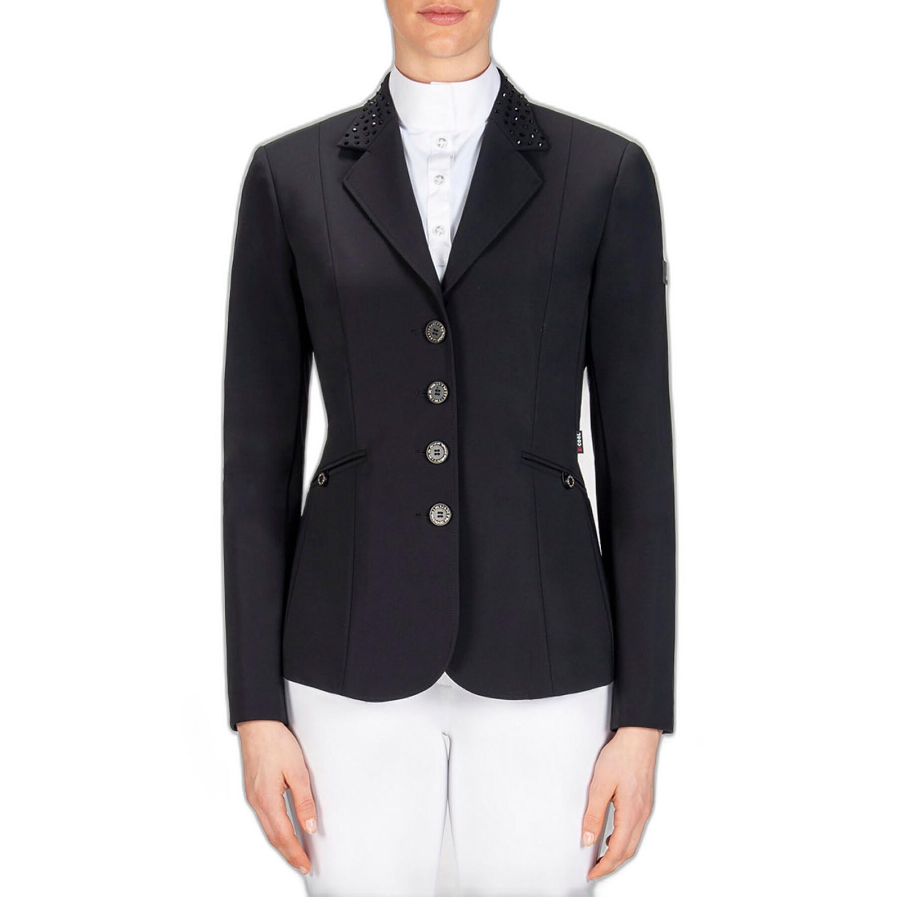 Riding competition jacket with rhinestones woman Equiline