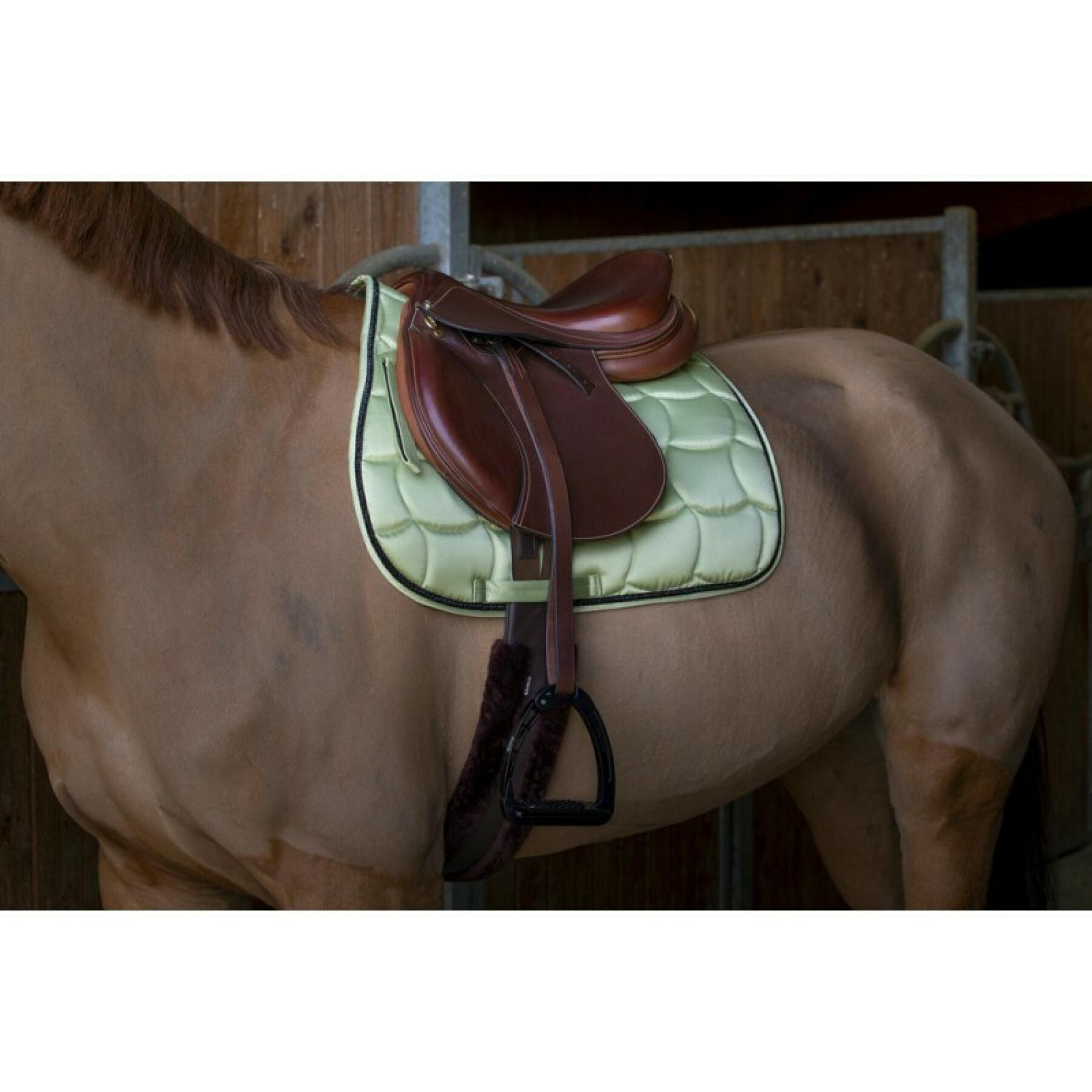 Saddle pad for horses Equithème Satin