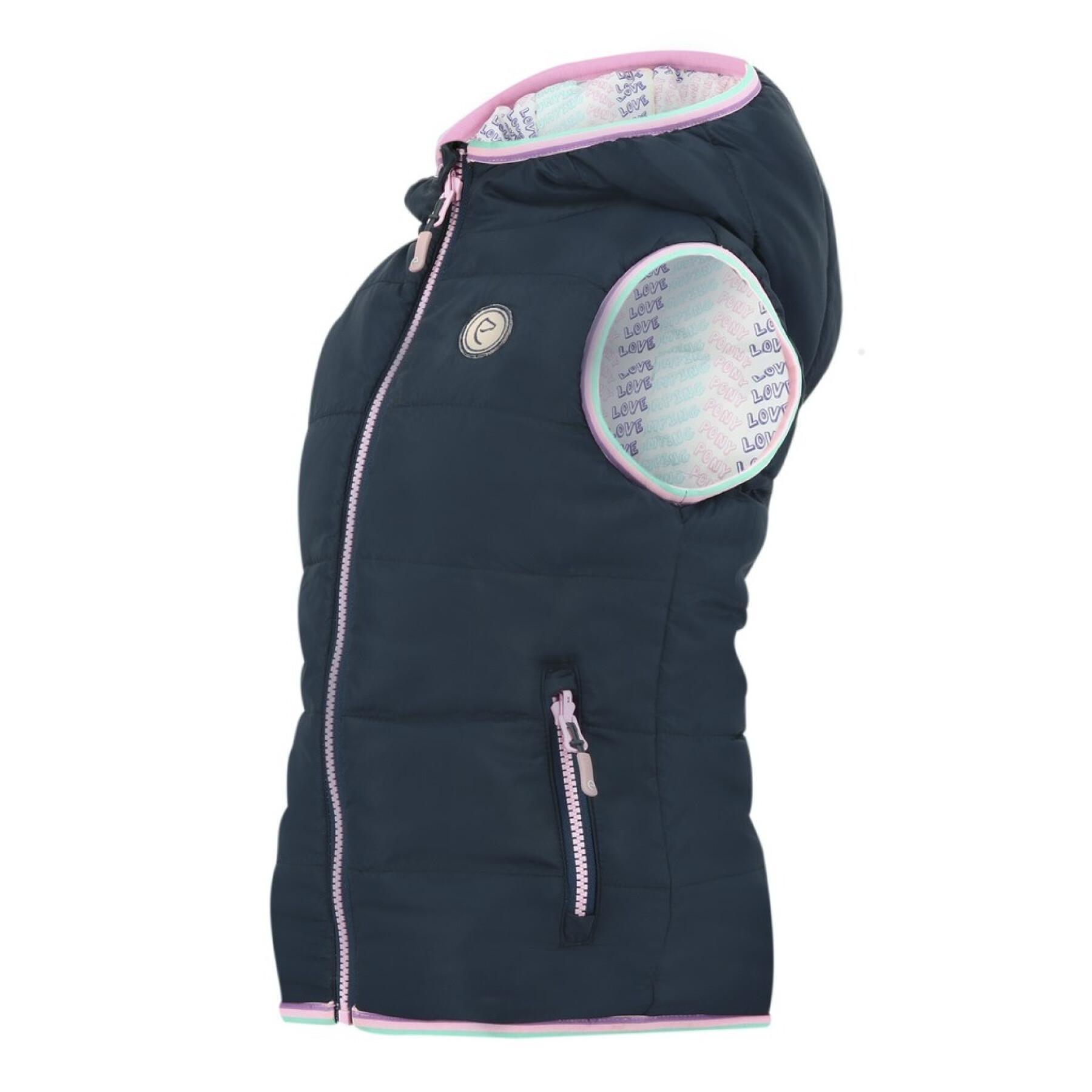Sleeveless reversible riding jacket for children Equithème Mady