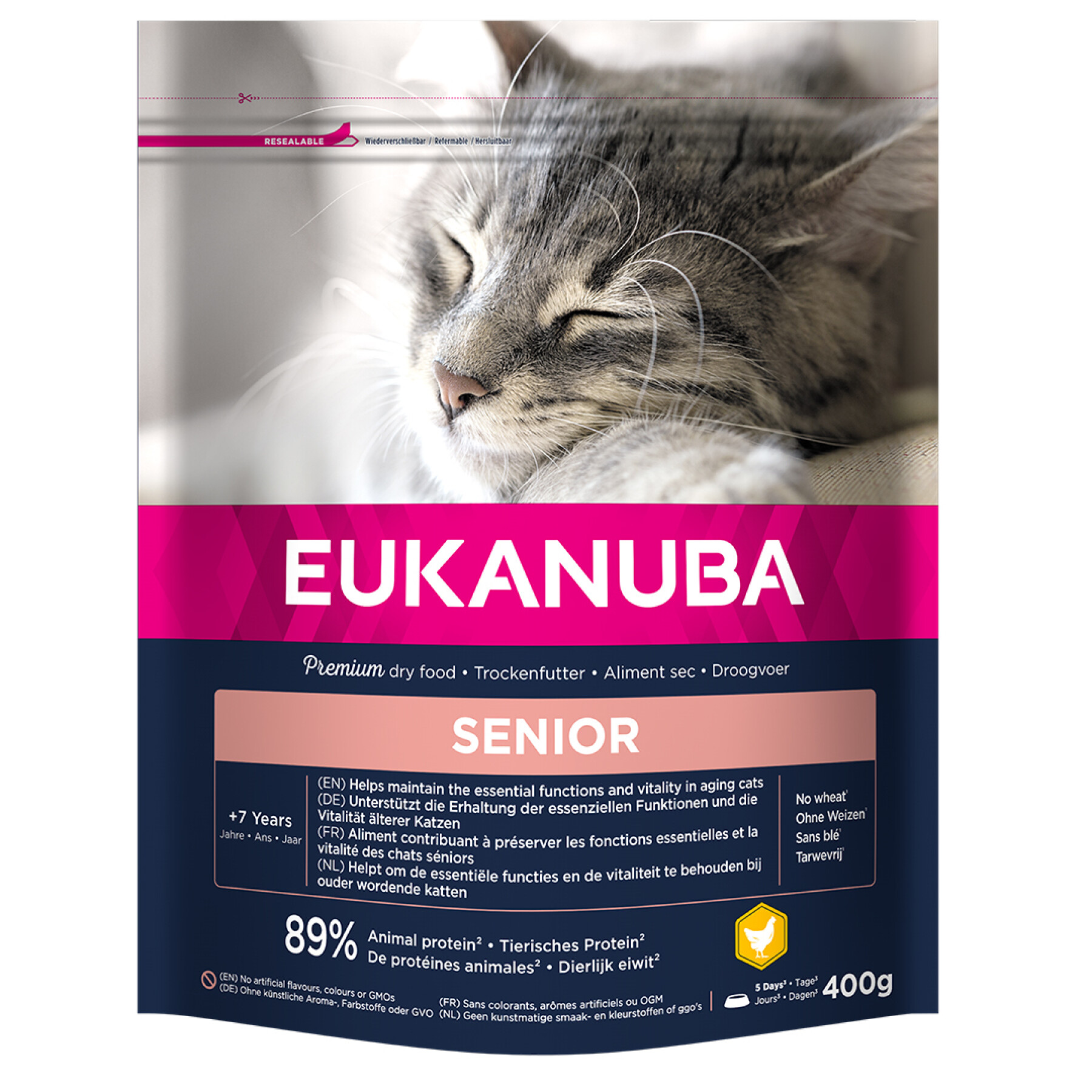 Food supplement for cats Eukanuba Seniors Top Condition 7+ 400g