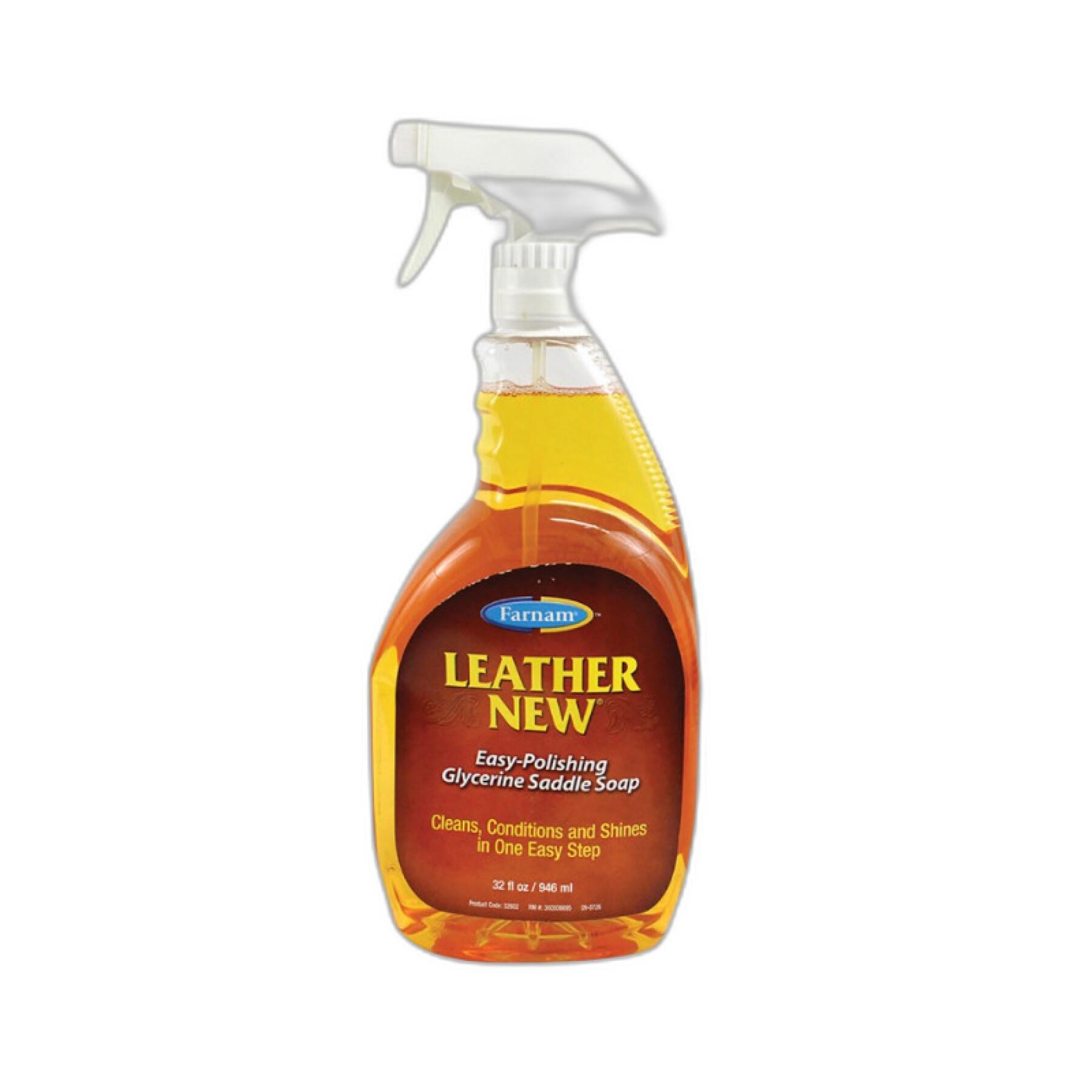 Glycerine leather soap for horseback riding Farnam Leather New 946 ml