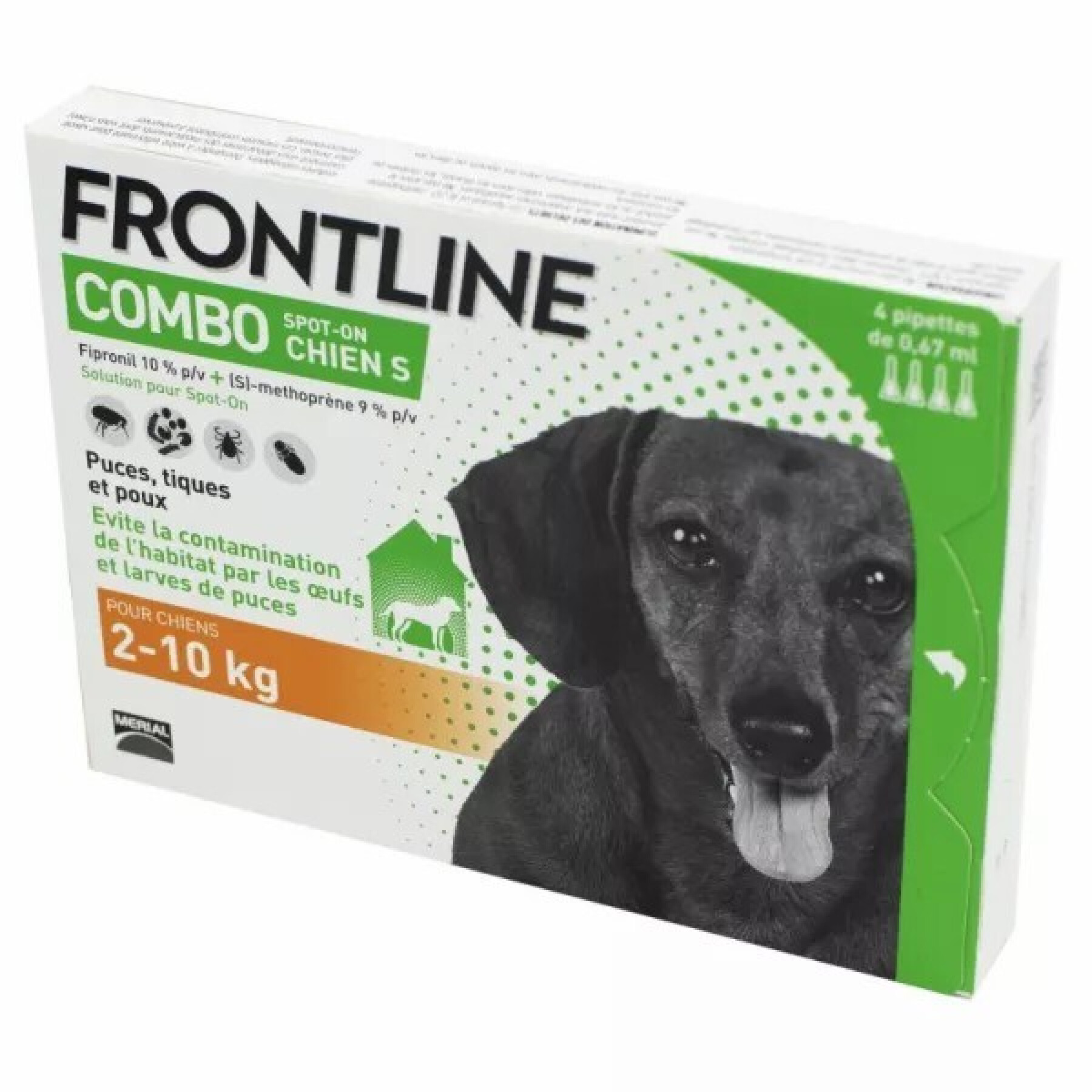 Pest control for dogs Frontline de 2/10 kg Combo Spot On (x6)