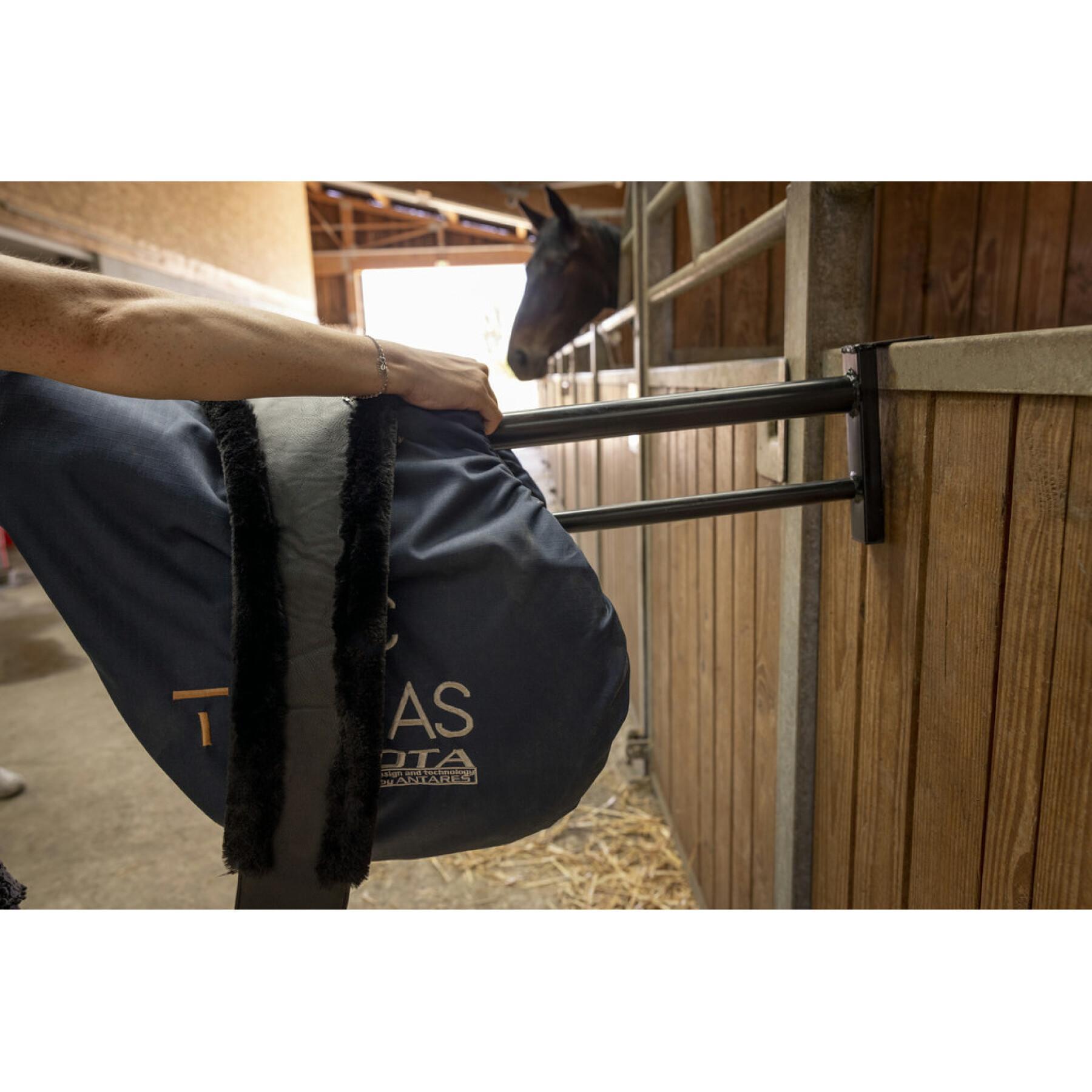 Removable saddle rack and riding mat Hippo-Tonic