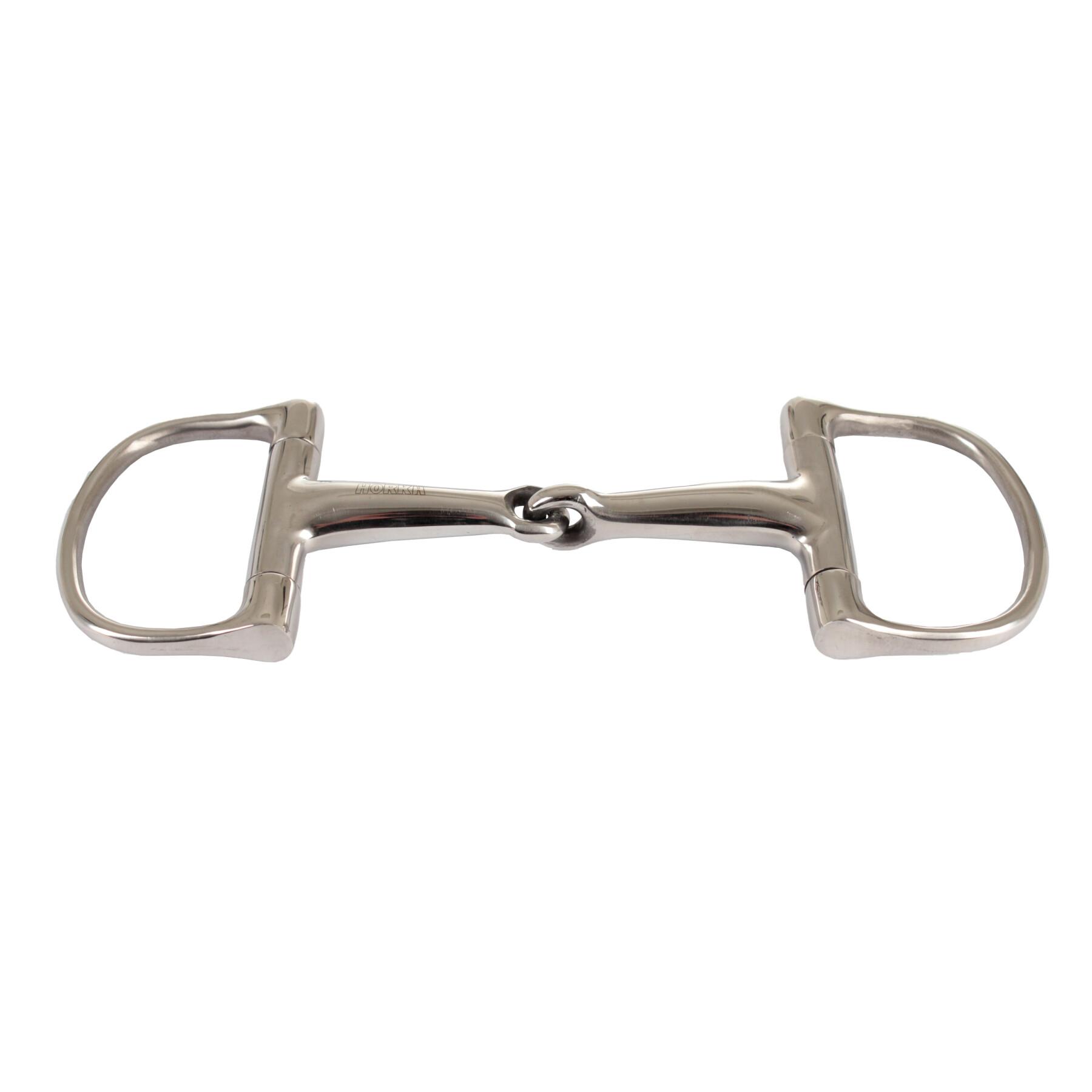 2 ring horse bit with stainless steel joint Horka