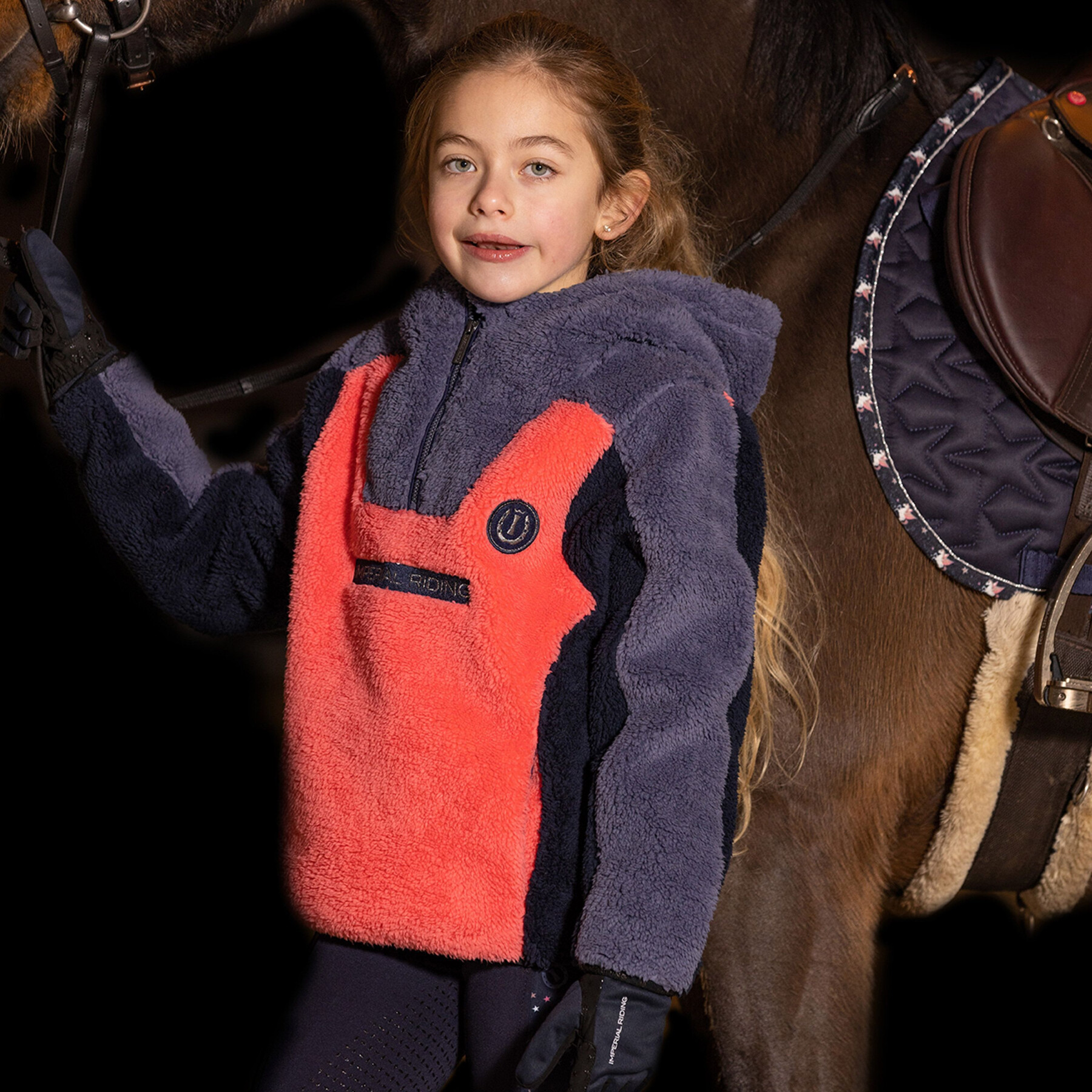 Child fleece Imperial Riding Funky Furry