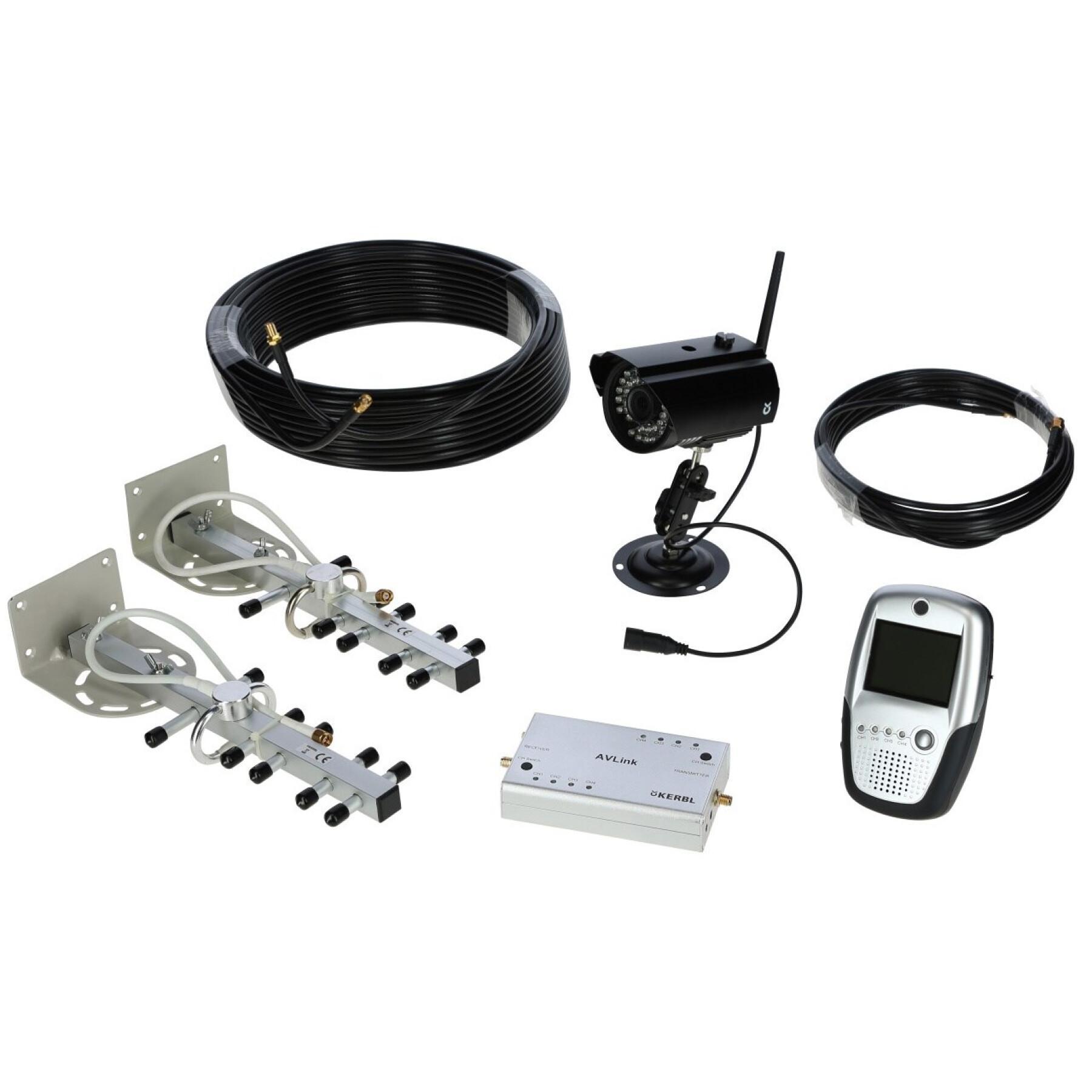 Camera kit for barn and trailer 1200 m Kerbl 2,4GHz