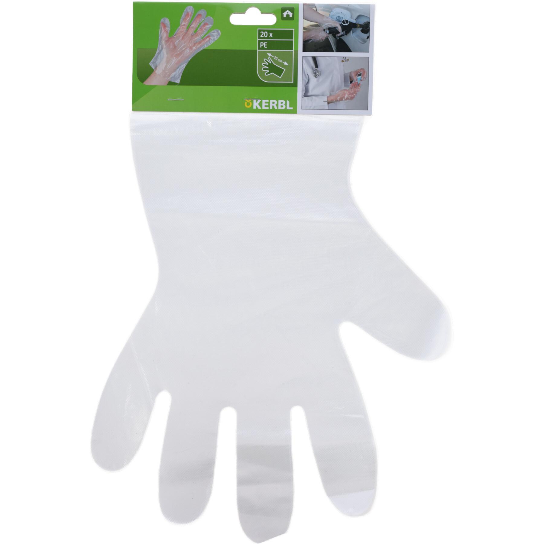 Disposable gloves Kerbl PE