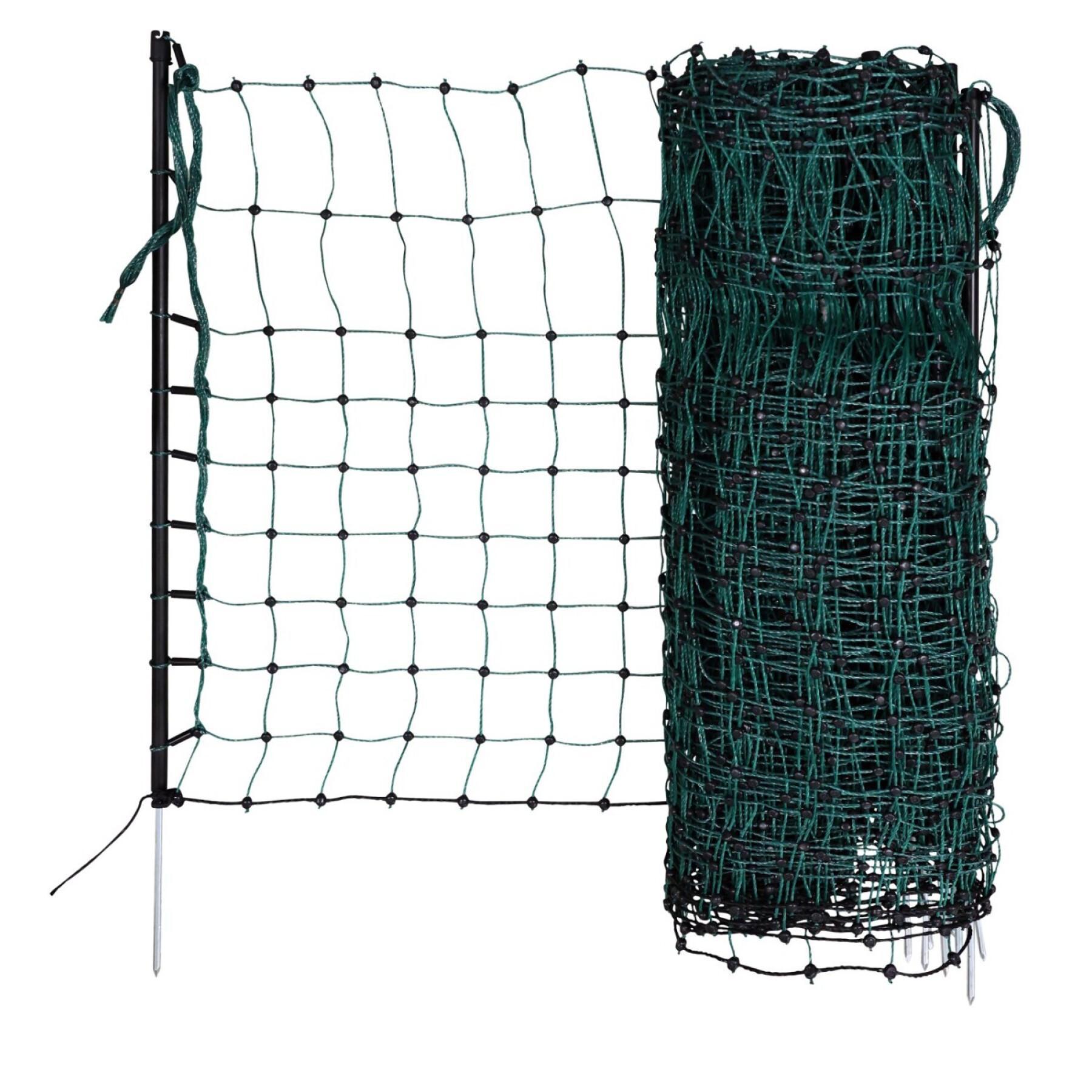 Electrifiable protection net for cats Kerbl 9 piquets
