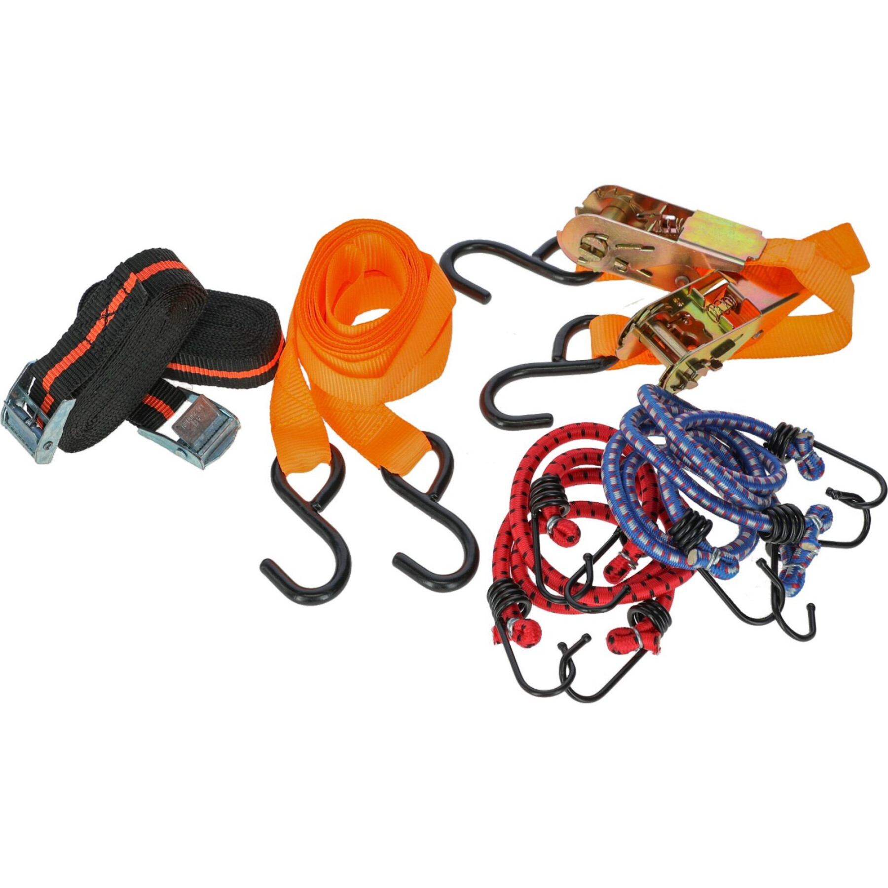 Tie-down strap kit Kerbl (x8)