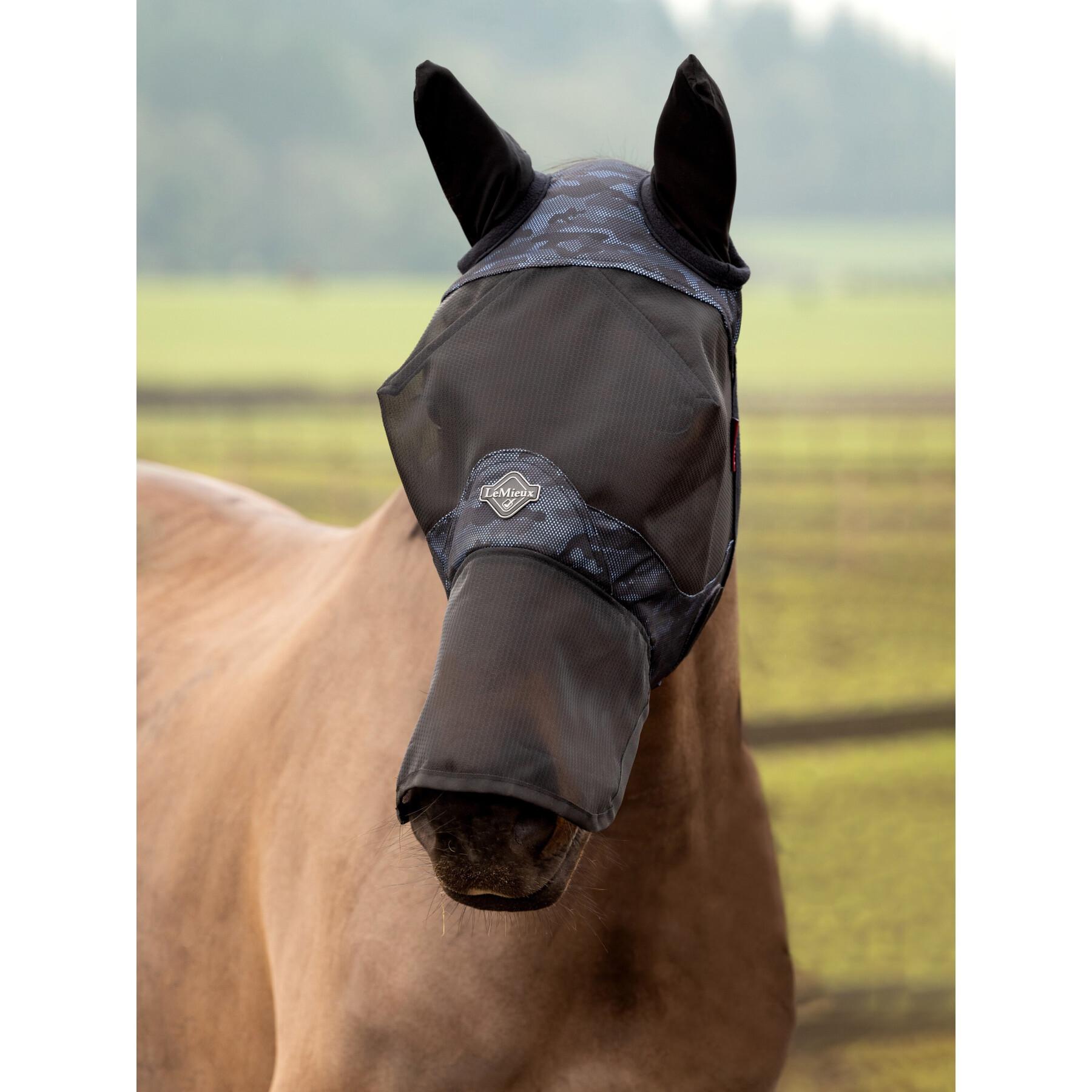 Anti-fly mask for horses LeMieux Visor-Tek Full Fly