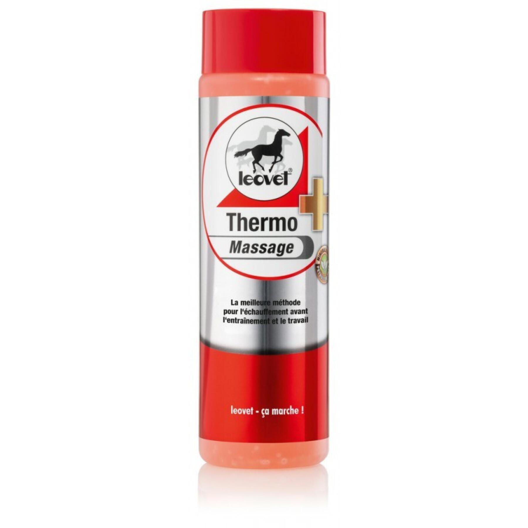 Horse massage gel Leovet Thermo massage