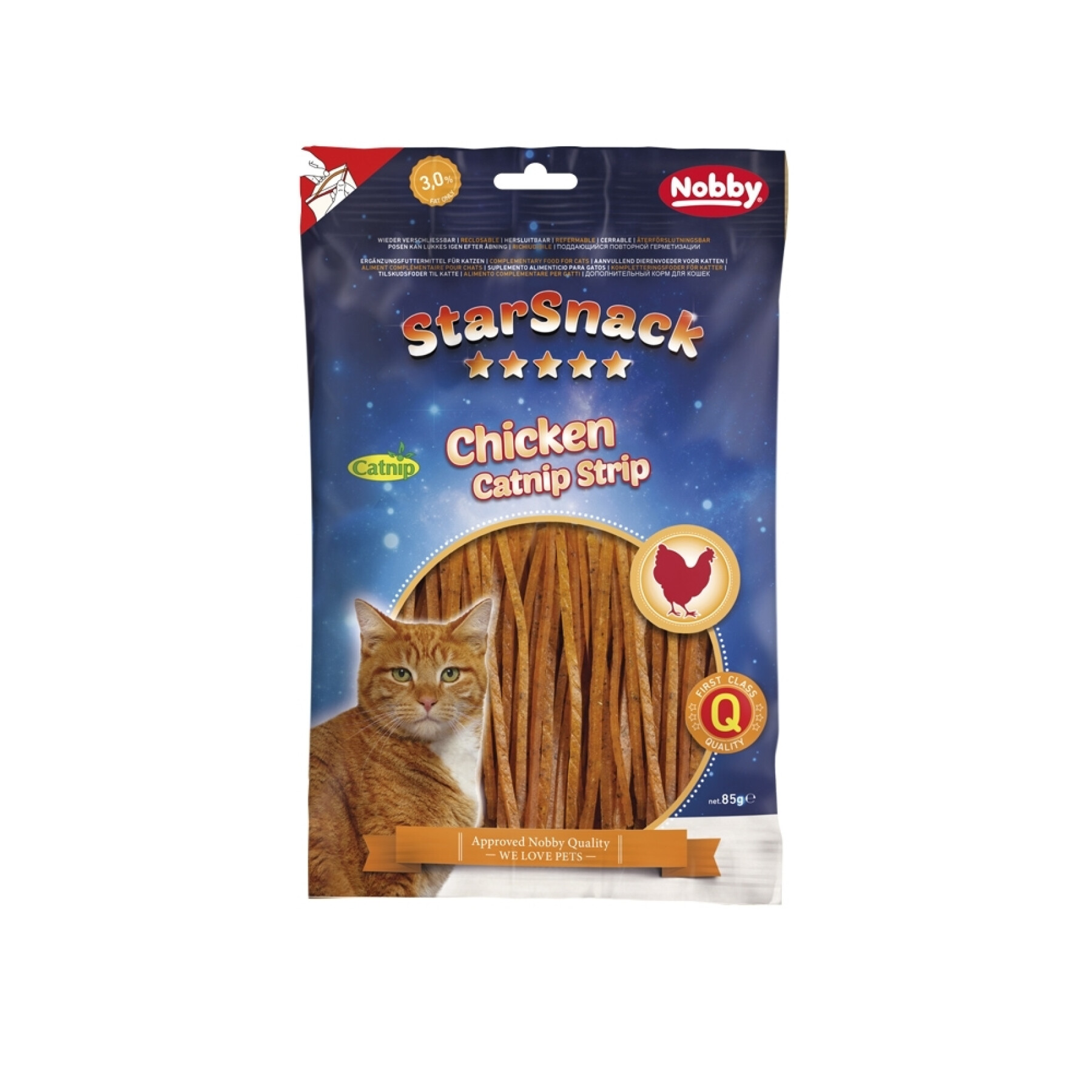 Chicken cat treats Nobby Pet StarSnack 85 g