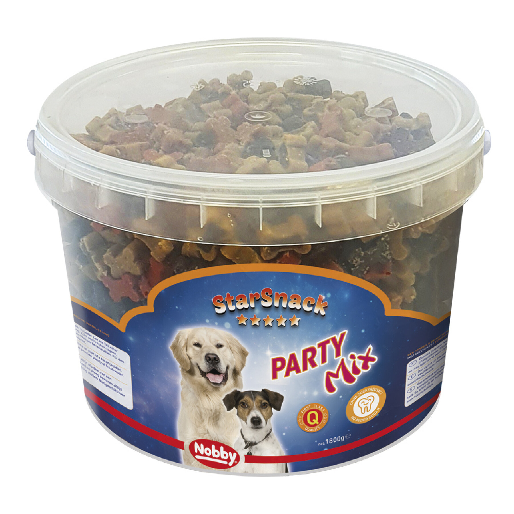 Sealed dog treats Nobby Pet StarSnack Party Mix 1.800 g