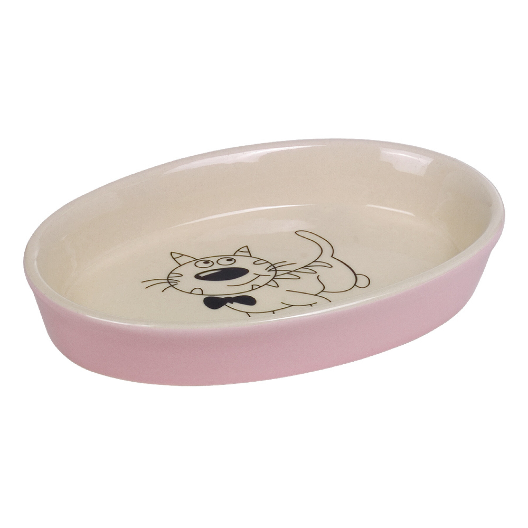 Ceramic oval cat bowl Nobby Pet