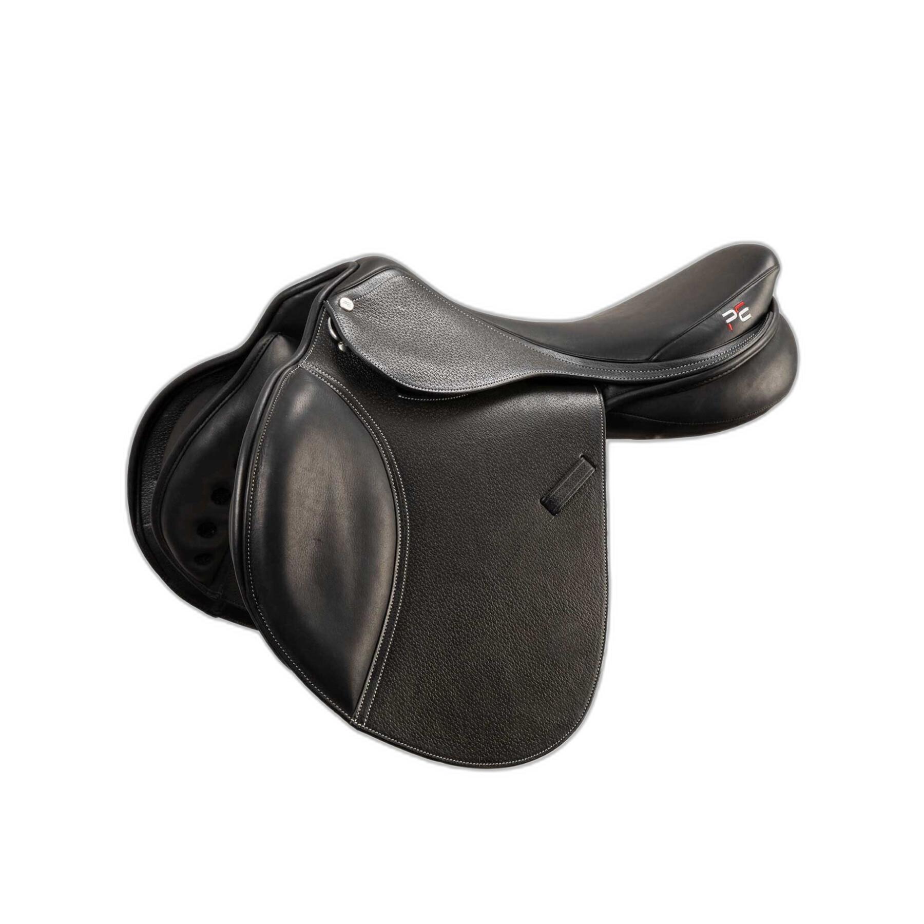 Leather jumping saddle Premier Equine Lyon Close Contact