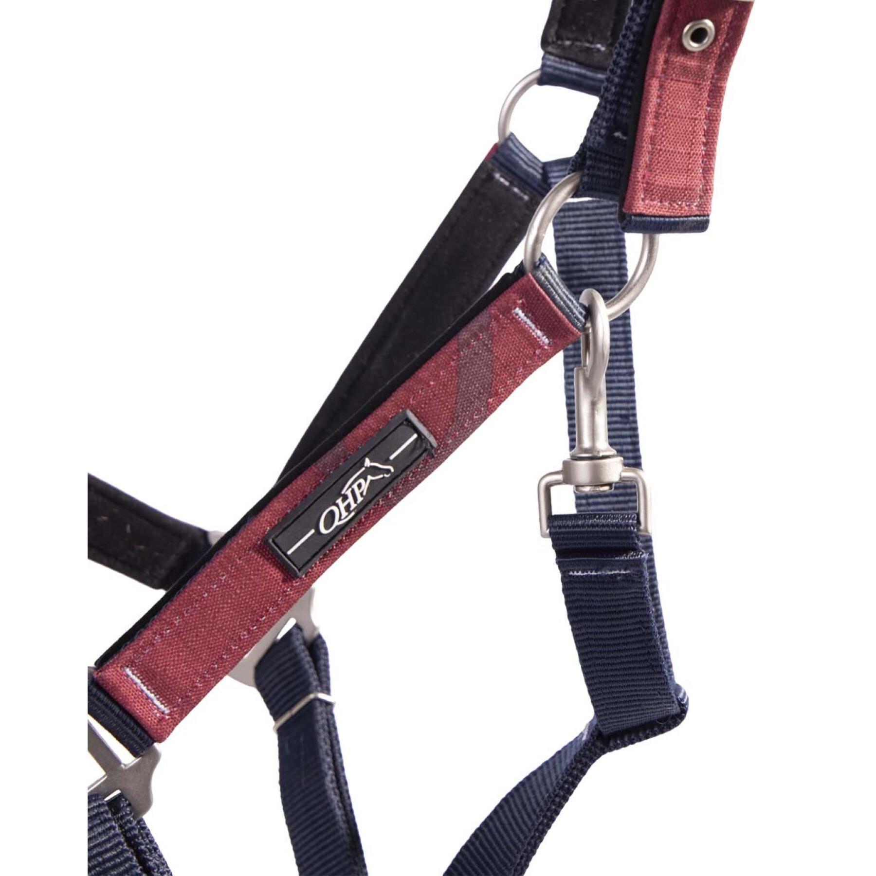 Halter and lead rope set with turnout for horse QHP Collection