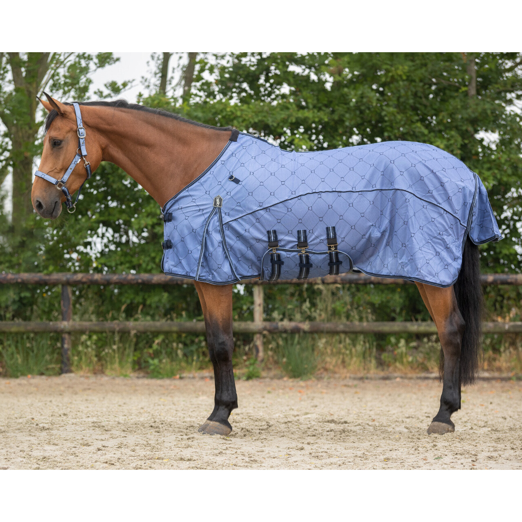 Fly Blanket with neck cover QHP Collection