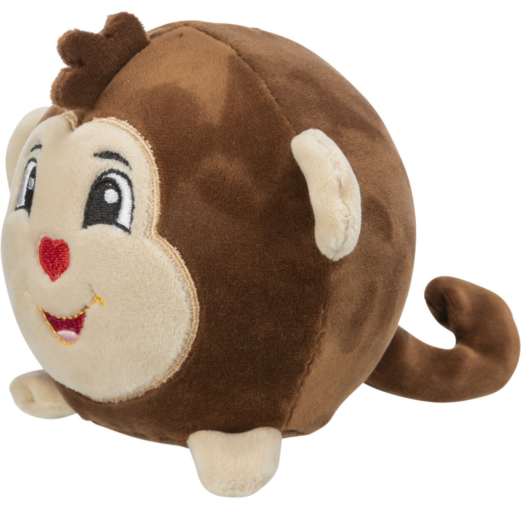 Round monkey plush toy for dogs Trixie (x2)
