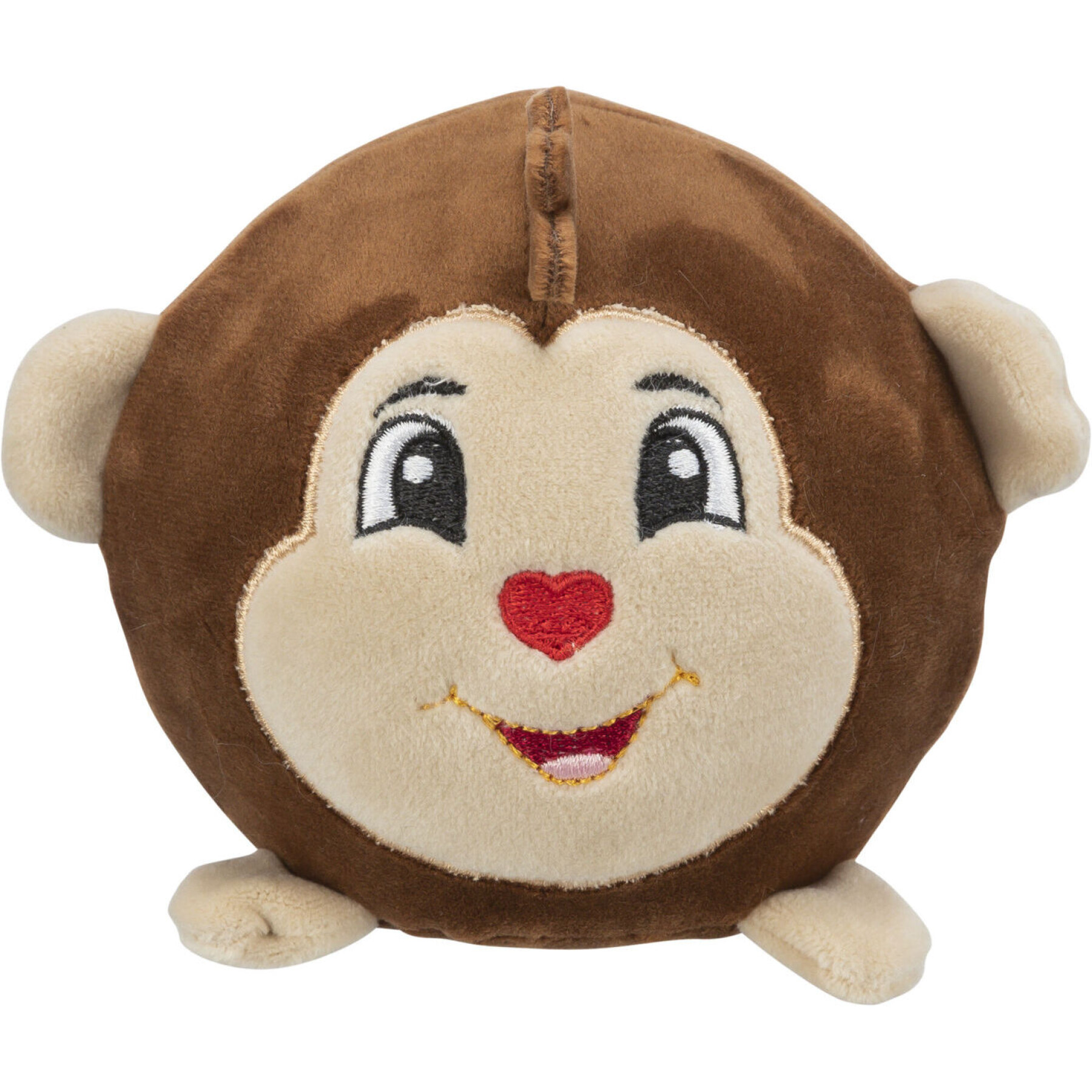 Round monkey plush toy for dogs Trixie (x2)