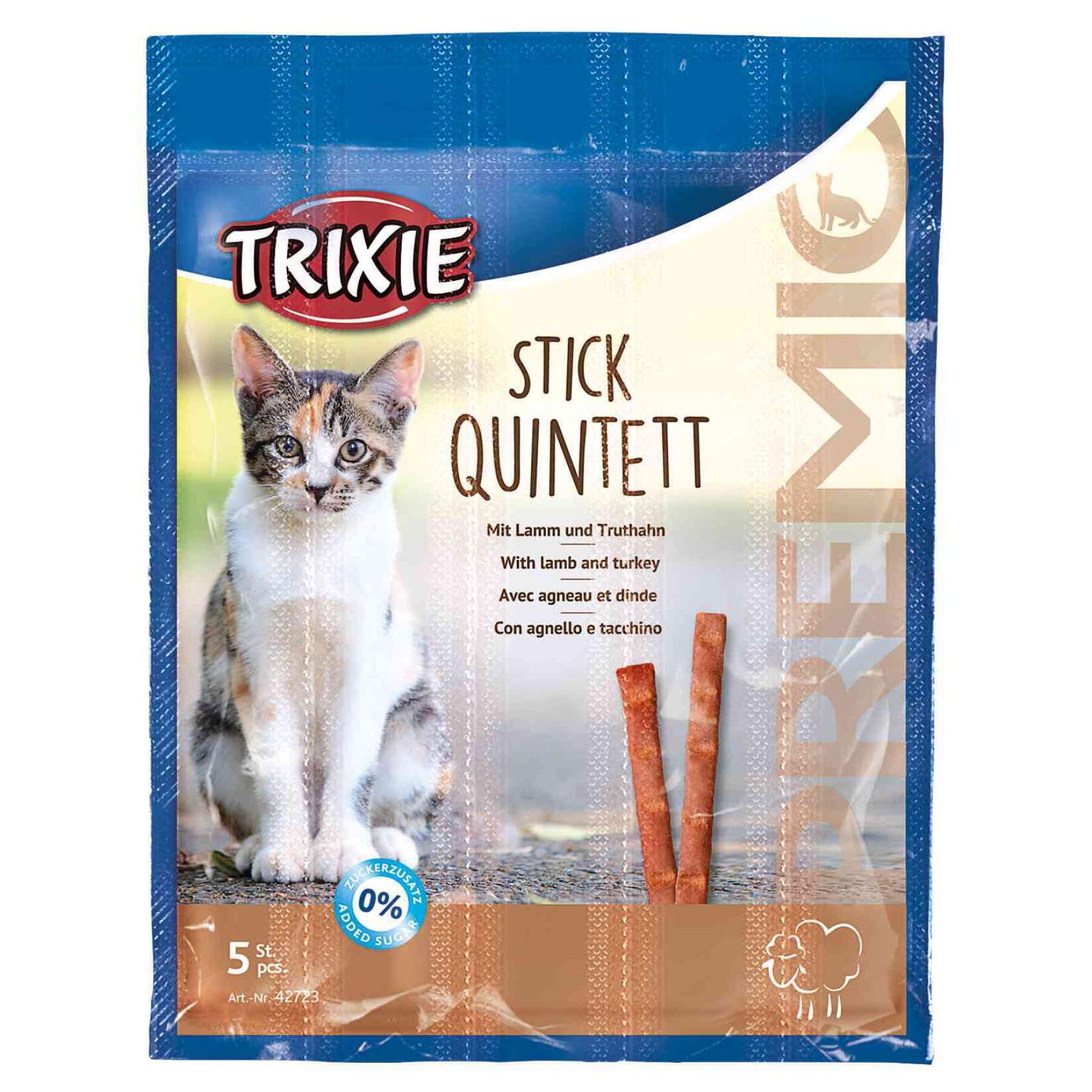 Lamb/turkey cat treats Trixie Premio Stick Quintett