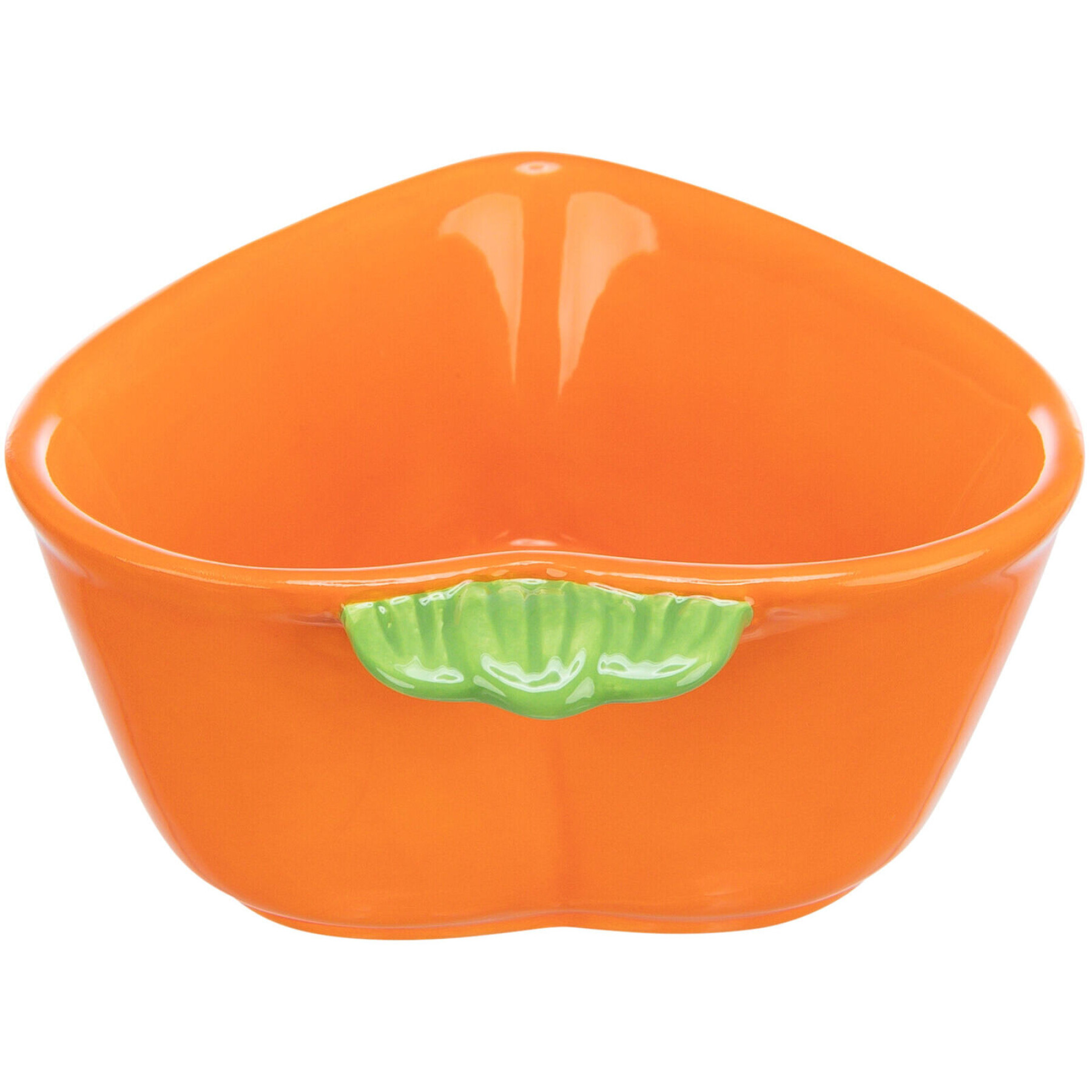 Carrot ceramic bowl for rodents Trixie (x4)