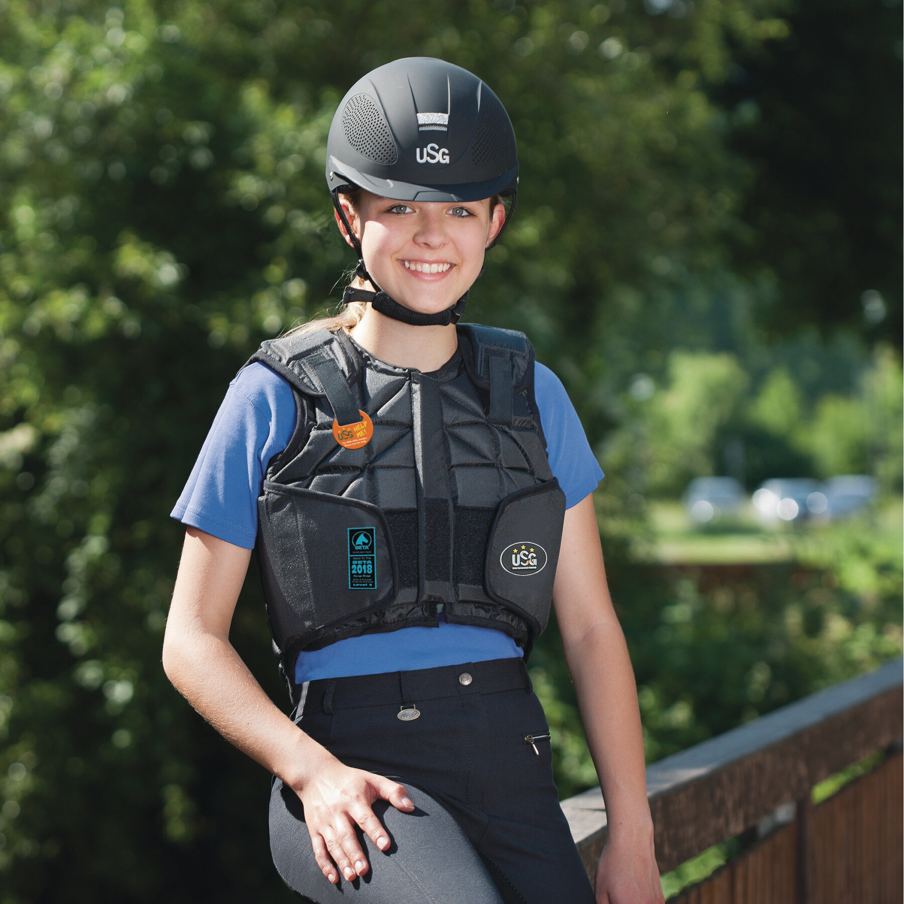 Riding protection vest USG Flexi Motion