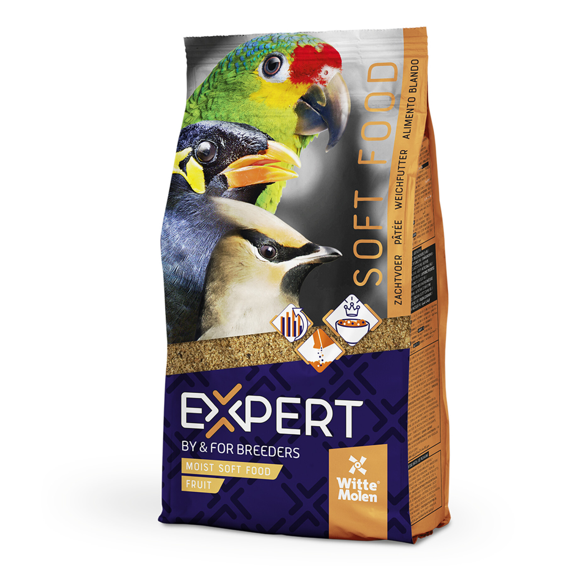 Food supplement for birds, fruit pâté Witte Molen Expert