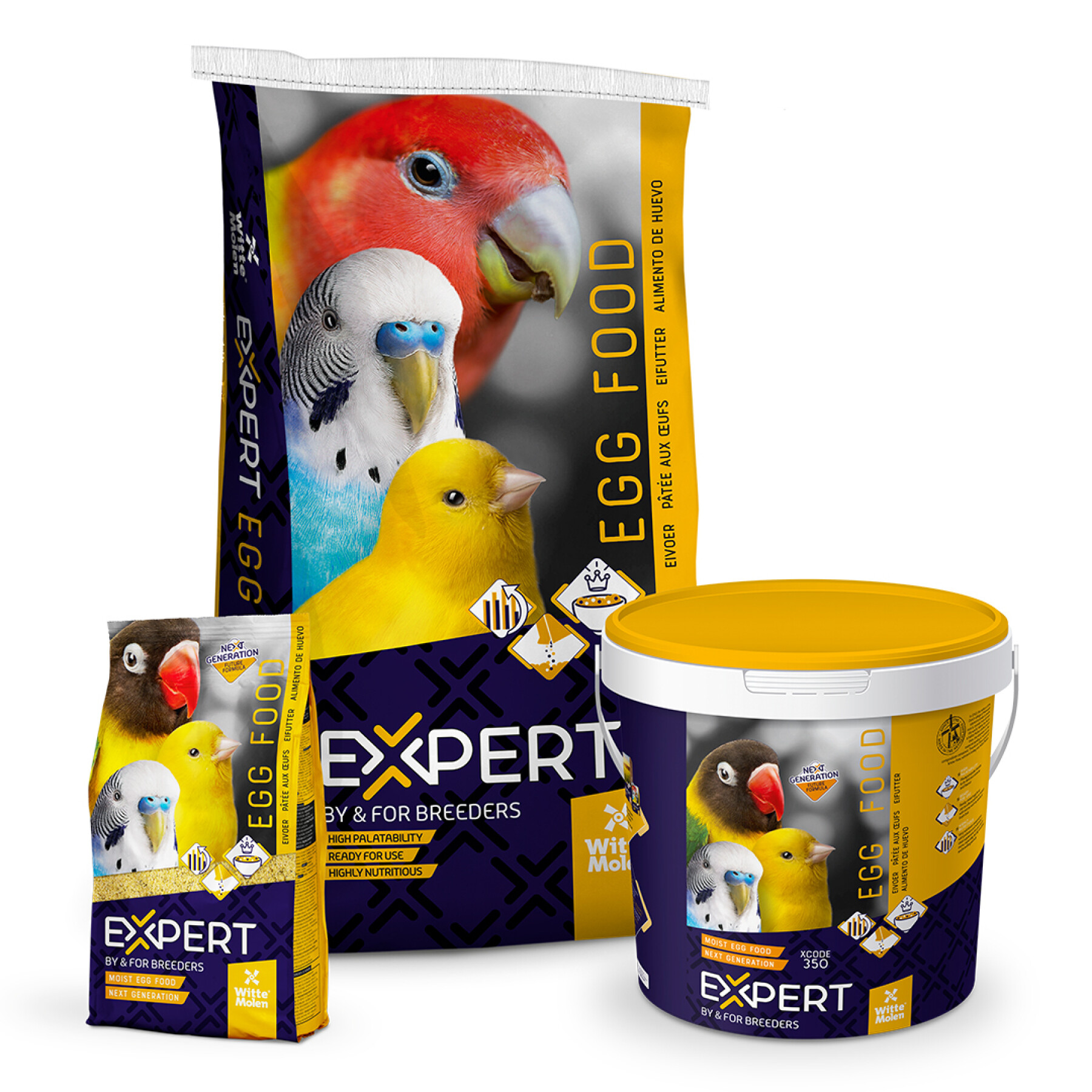 Feed supplement for birds egg pâtée next generation Witte Molen Expert