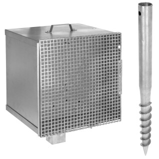 Anti-theft galvanized steel electrical box for 12v substation Ako