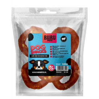 Beef skin ring dog treat BUBU Pets