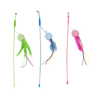 Fishing rod for feathered ball cat Duvoplus