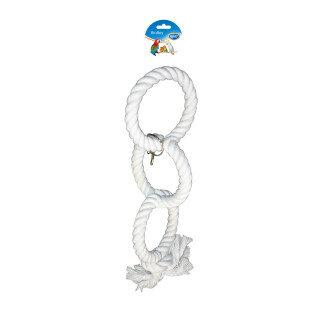 Parrot toy with 3 rings Duvoplus