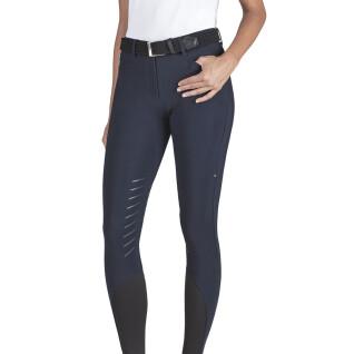 Women's riding pants with knee grip Equiline B-Move Catirk