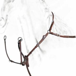Hunting collar for horse with removable martingale Equiline