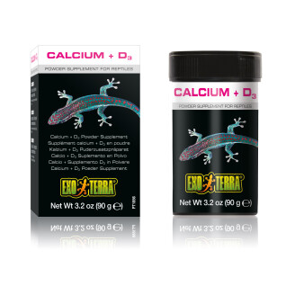 Calcium + vitamin d3 food supplement for reptiles Exo Terra