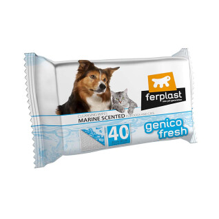 Marine cleaning wipes for dogs and cats Ferplast Genico Fresh (x40)