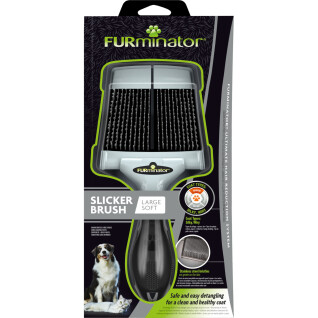 Soft carding dog brush Furminator