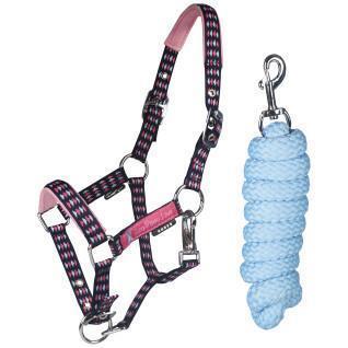 Halter and lead rope set for horse Horka Jolly